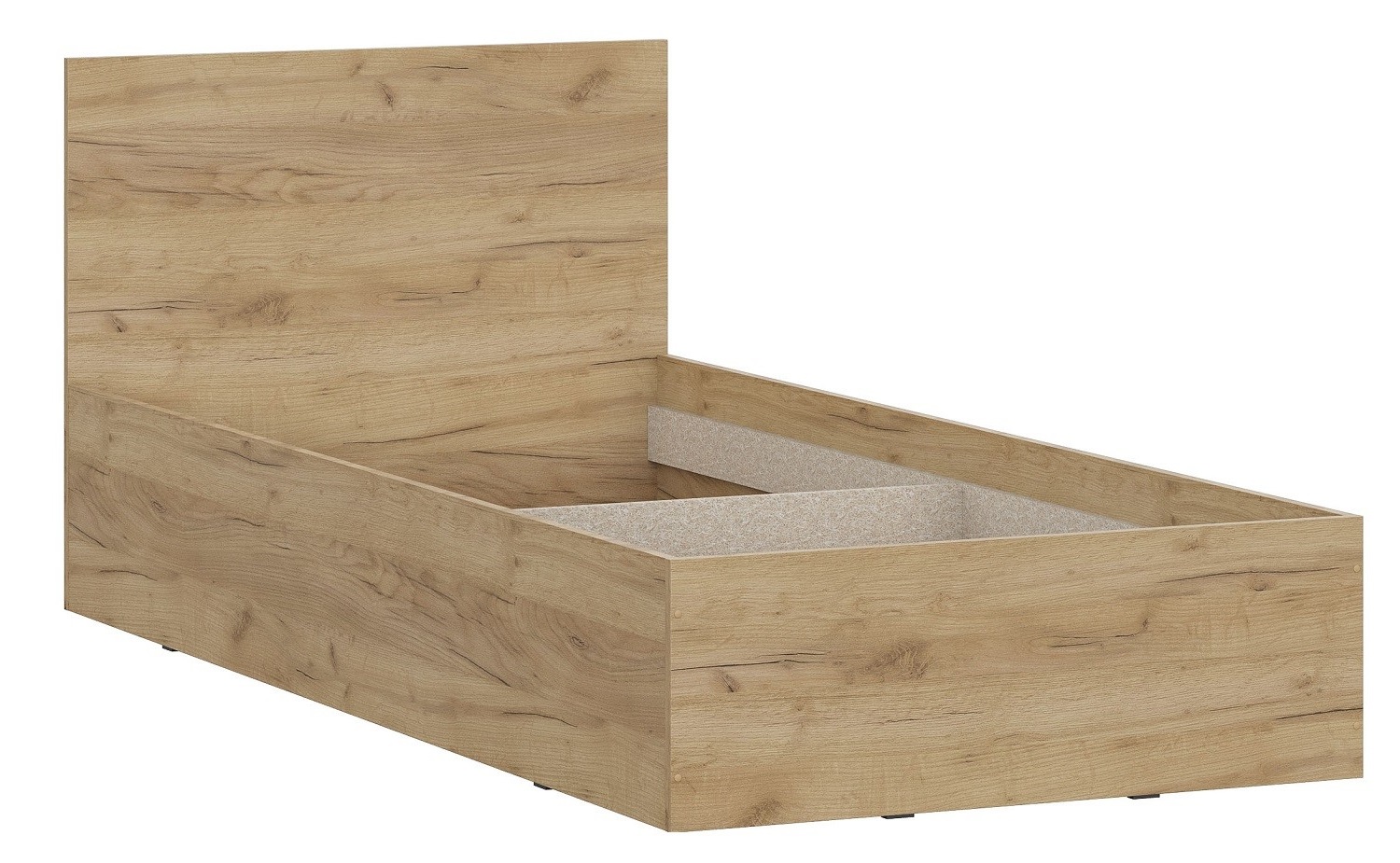 Односпальная кровать с настилом ДСП Лофт 90х200