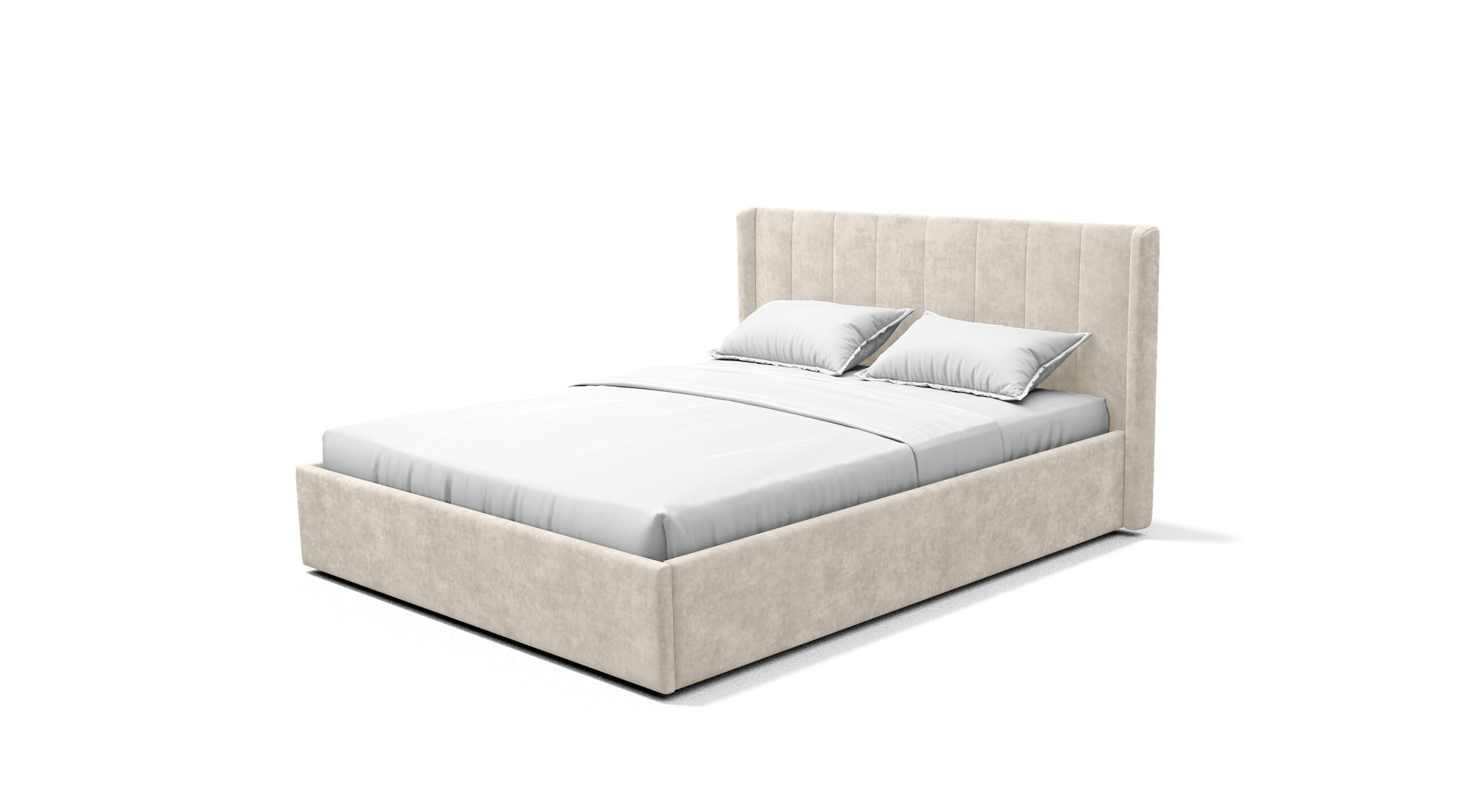 Двуспальная кровать Версаль КР-13 миндаль с подъемным механизмом