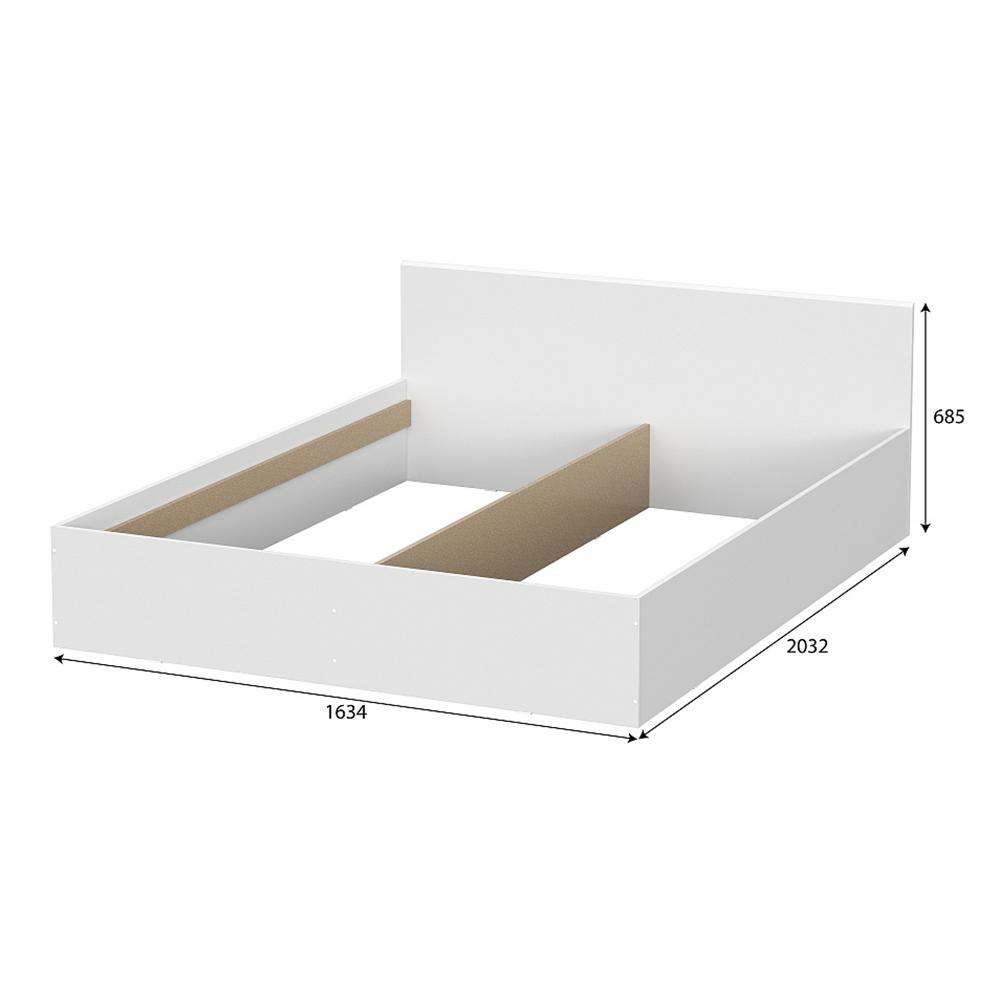 Двуспальная кровать с основанием Токио