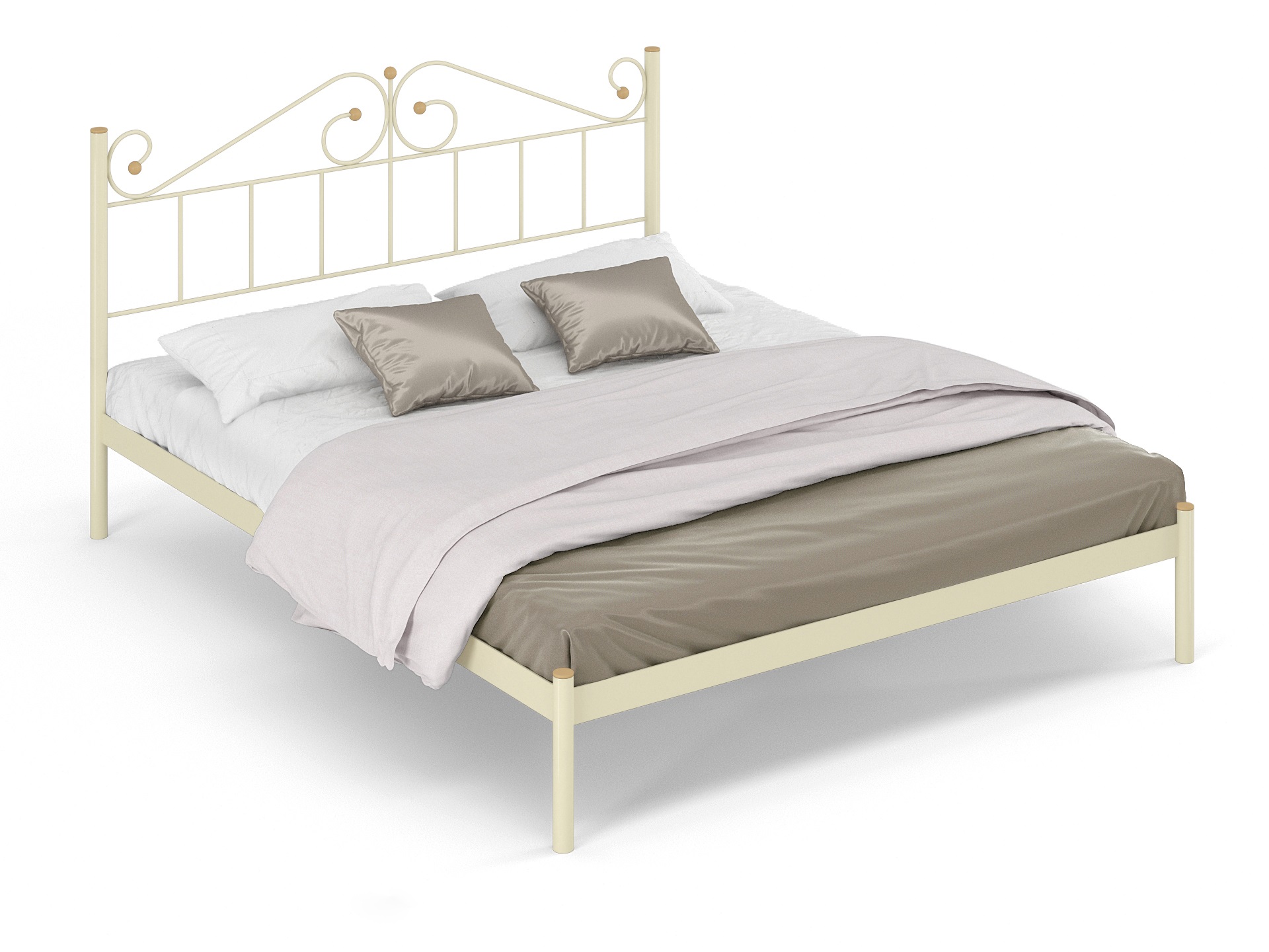 Двуспальная металлическая кровать "Мариана"