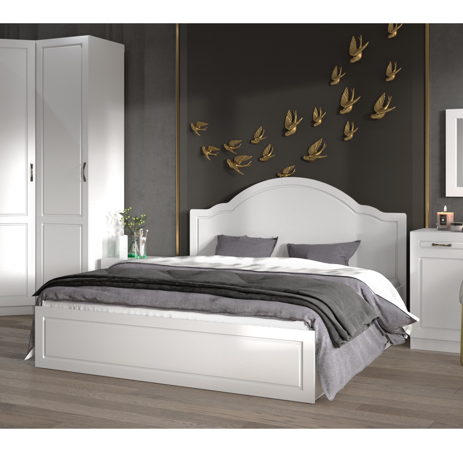 Двуспальная кровать Апполия 