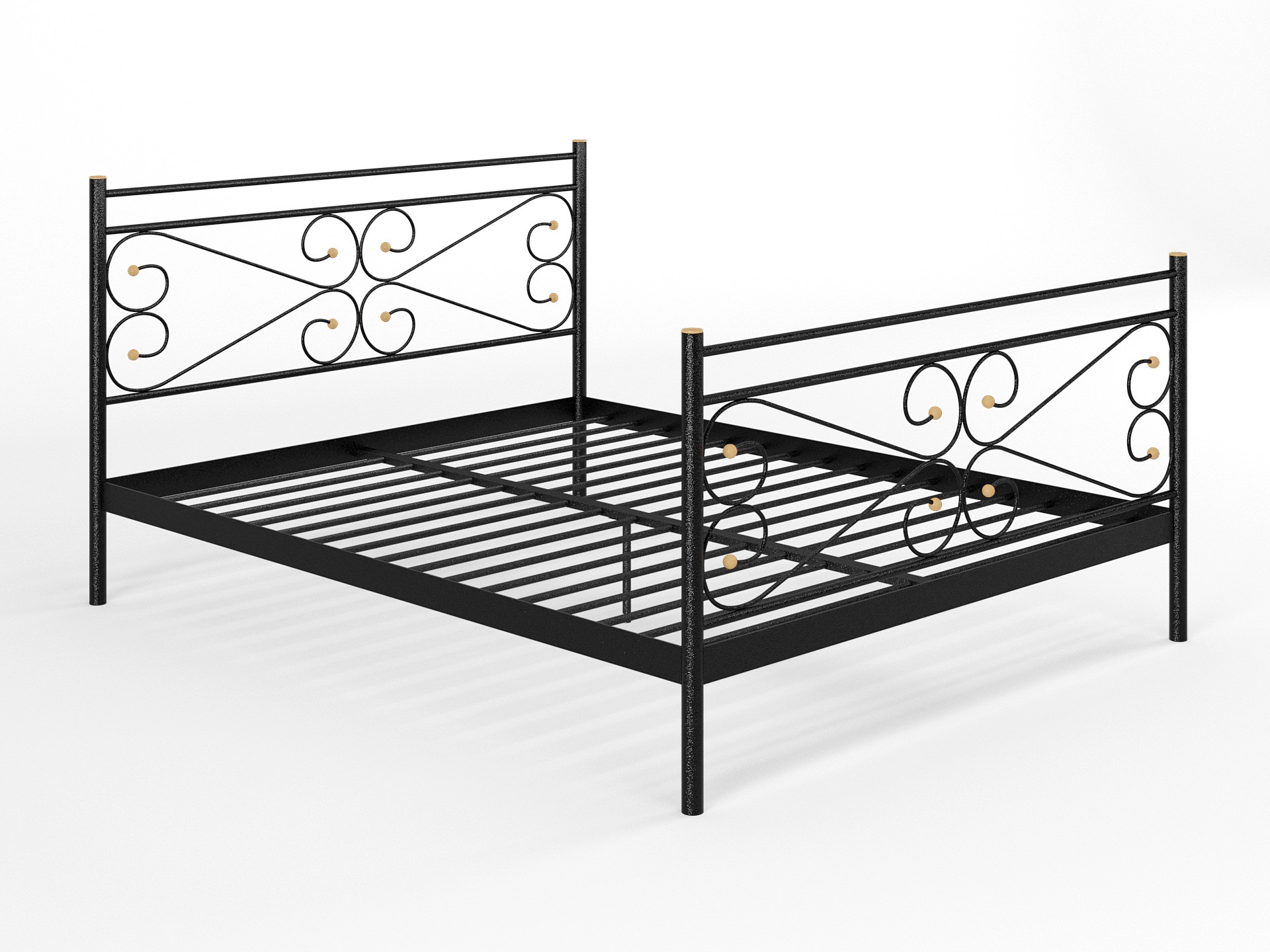 Двуспальная металлическая кровать "Марко"