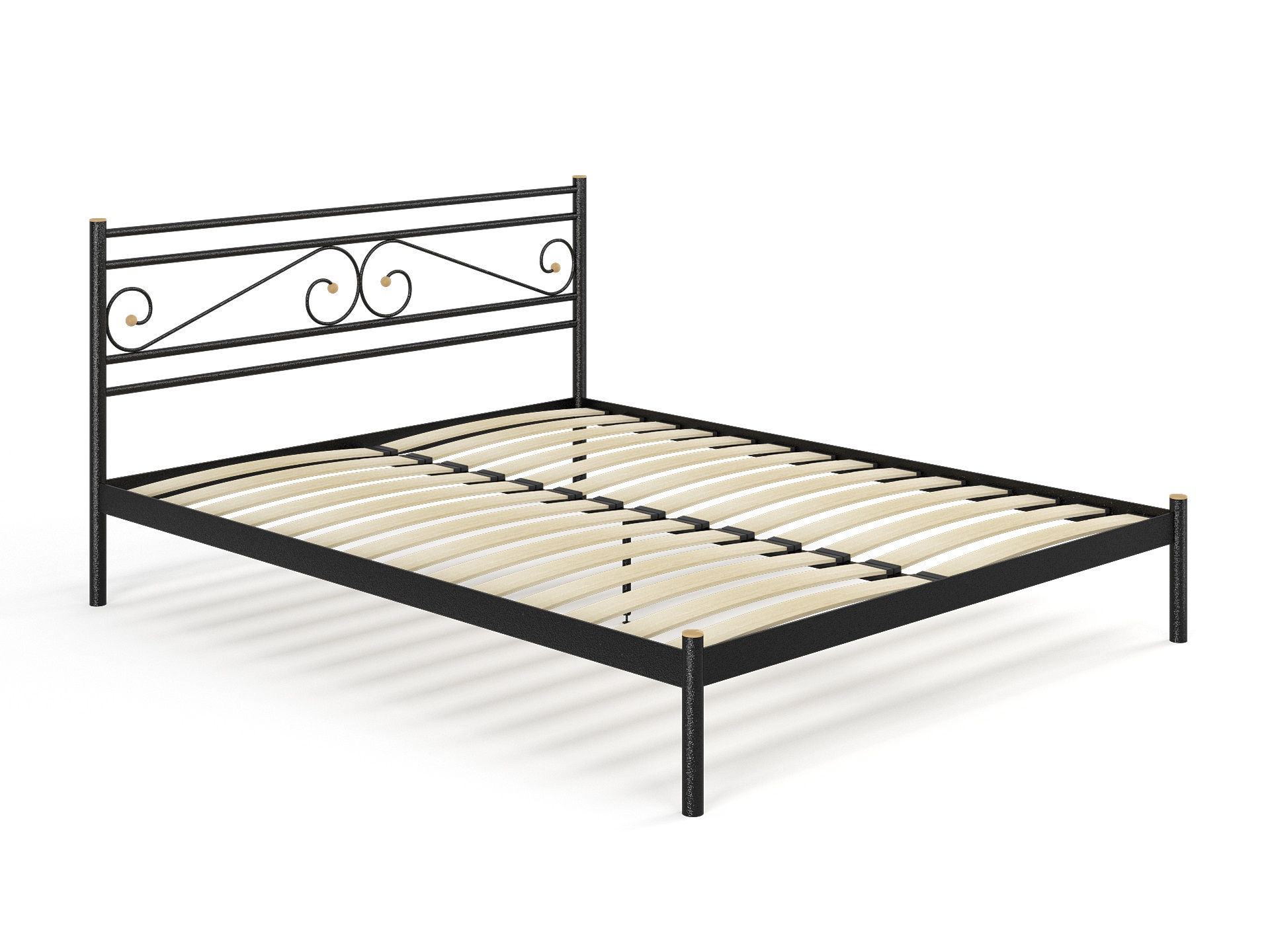 Двуспальная металлическая кровать "Криста" 160*200 Ортопедическое основание