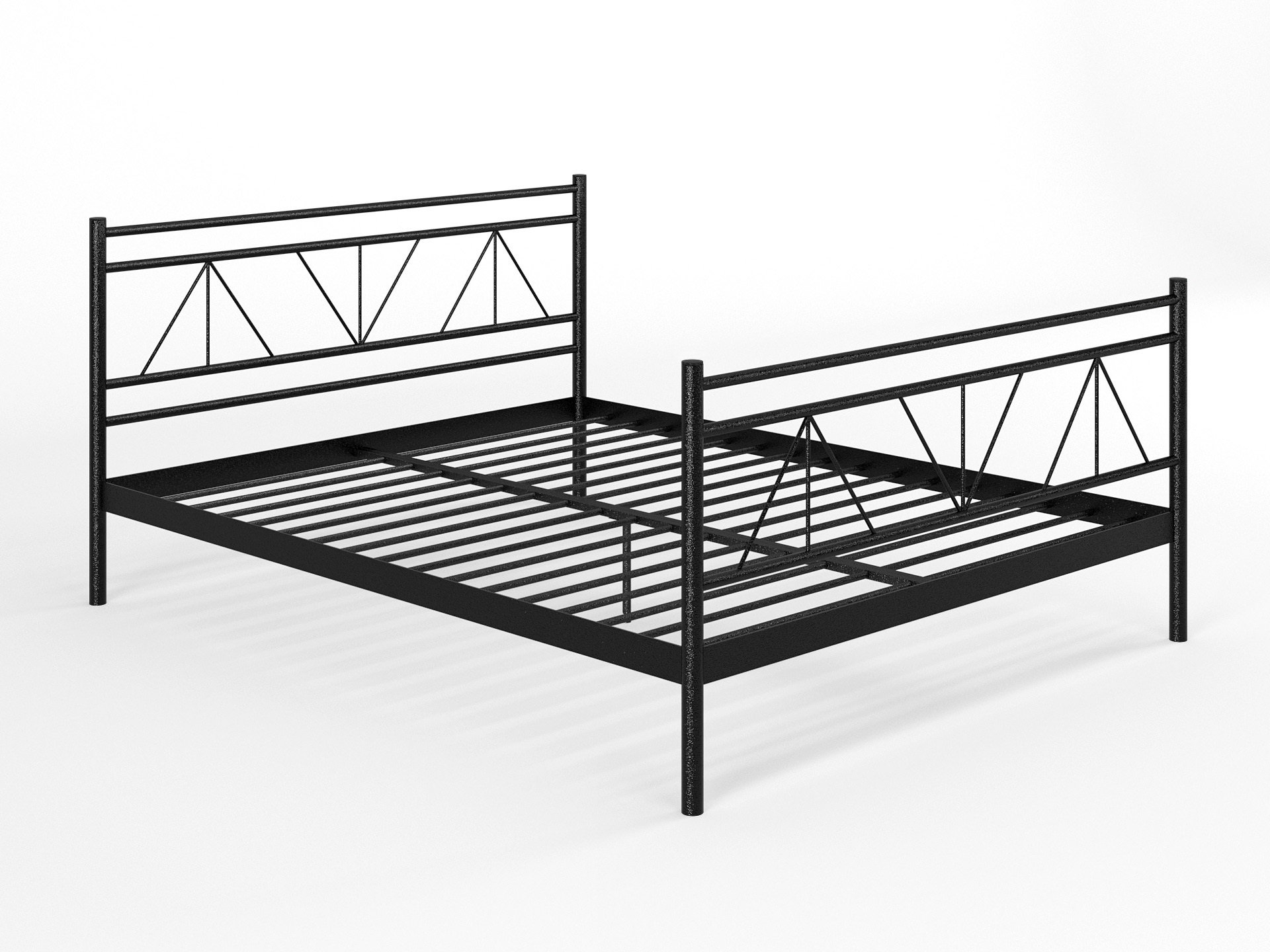 Двуспальная металлическая кровать "Ларус"