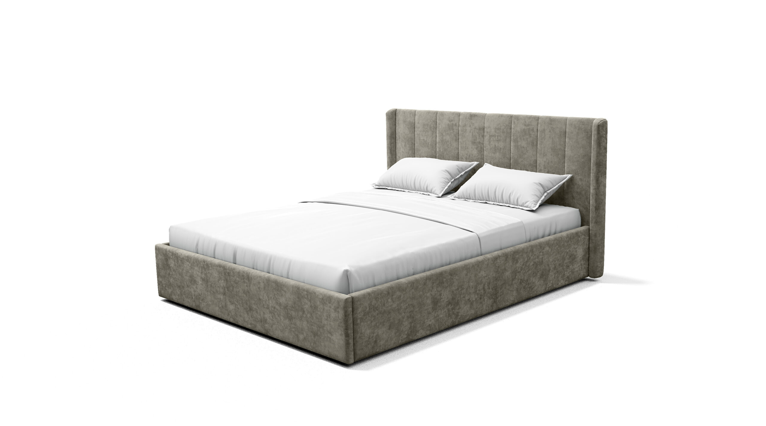 Двуспальная кровать Версаль КР-13 муссон с подъемным механизмом