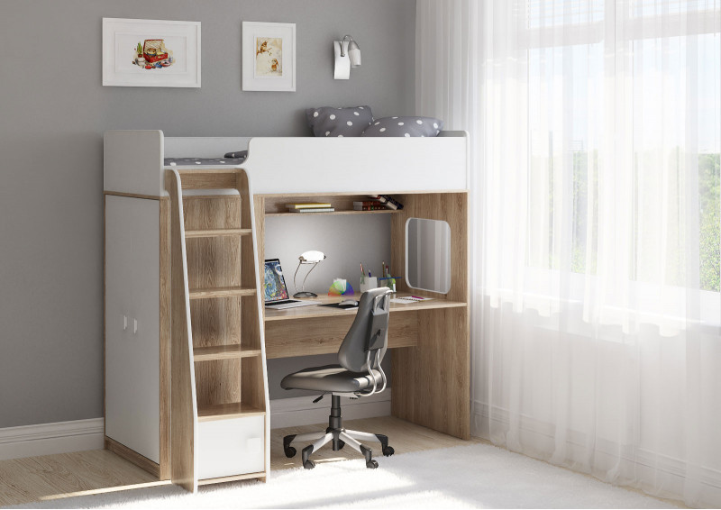 Детская двухъярусная кровать "Легенда F605.1" 