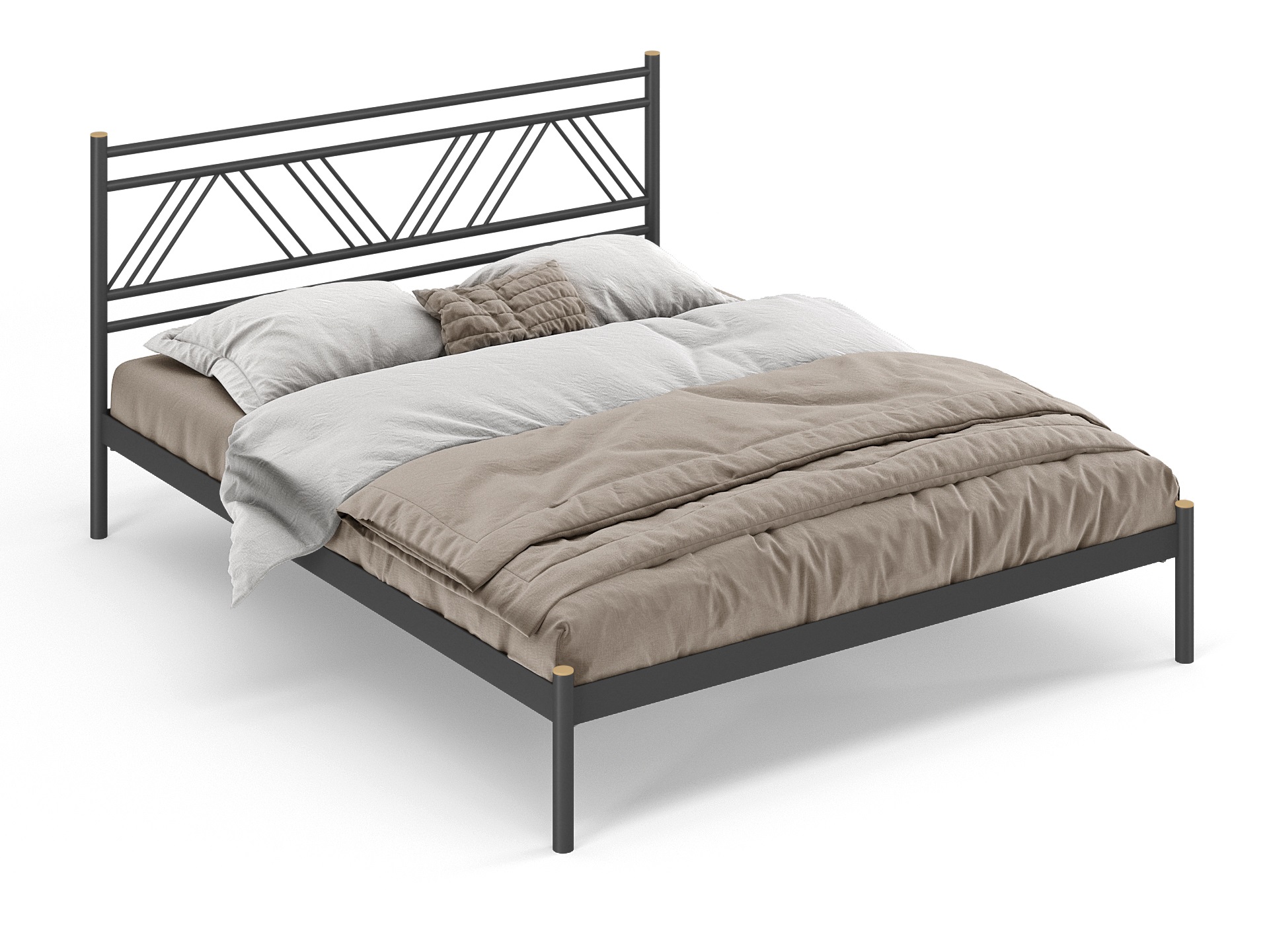 Двуспальная металлическая кровать "Аркон"