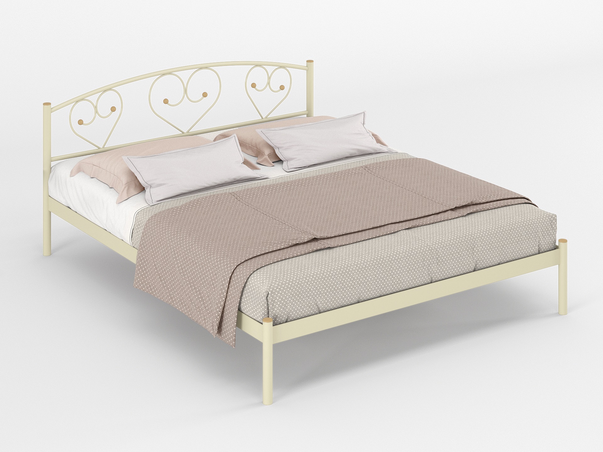 Двуспальная металлическая кровать "Дарина"