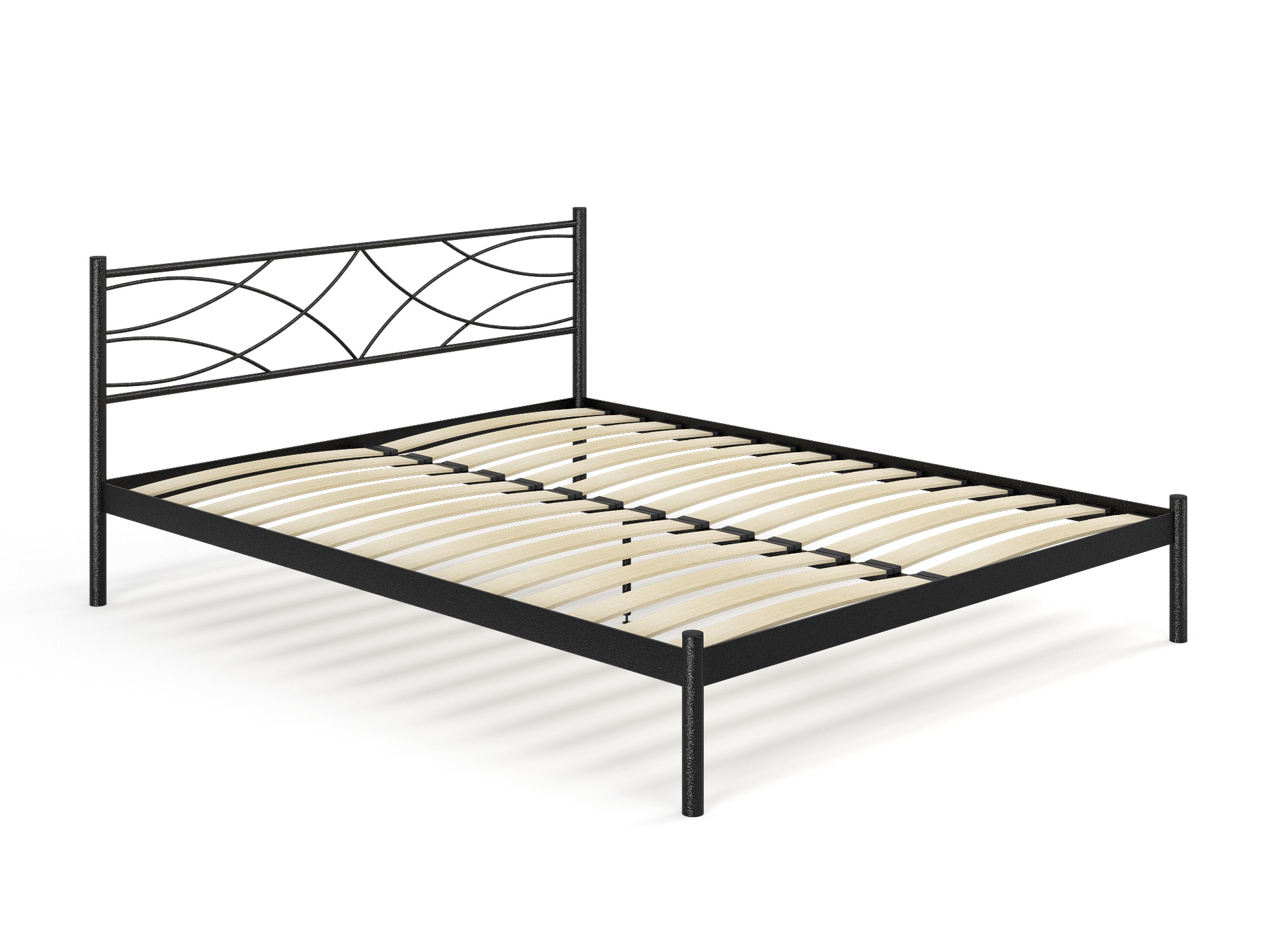 Двуспальная металлическая кровать "Экзотика" 180*200 Ортопедическое основание