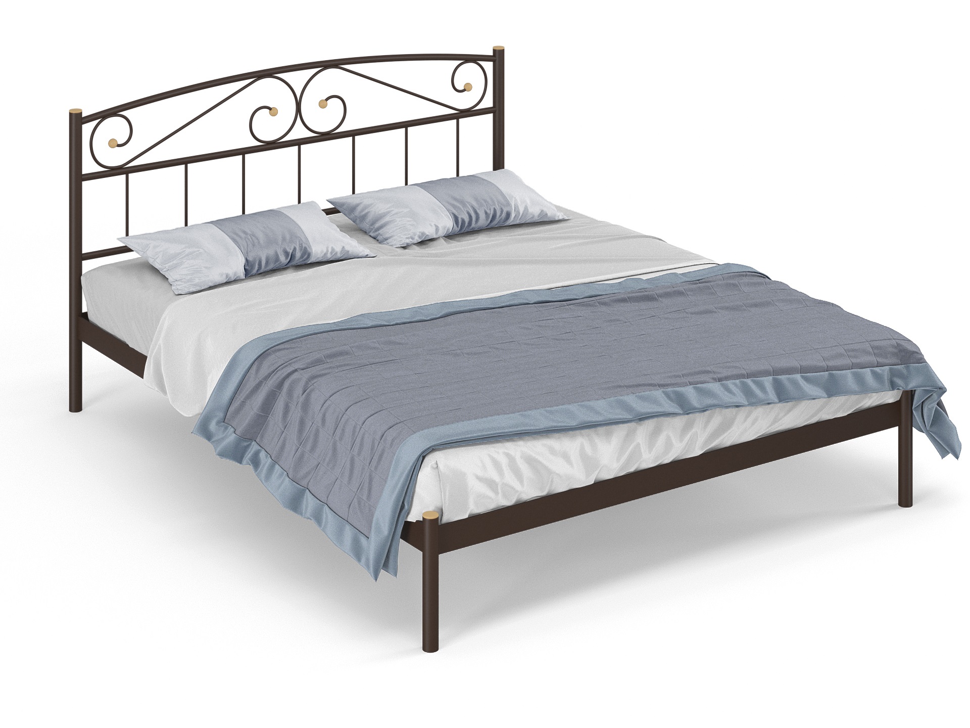 Двуспальная металлическая кровать "Никса"