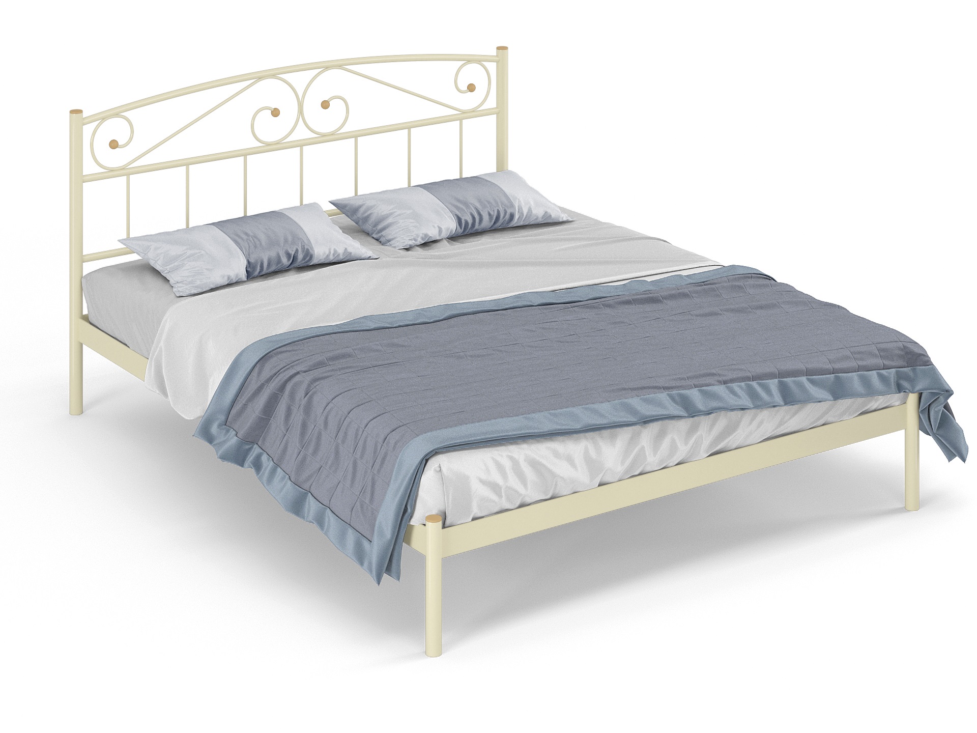 Двуспальная металлическая кровать "Никса"