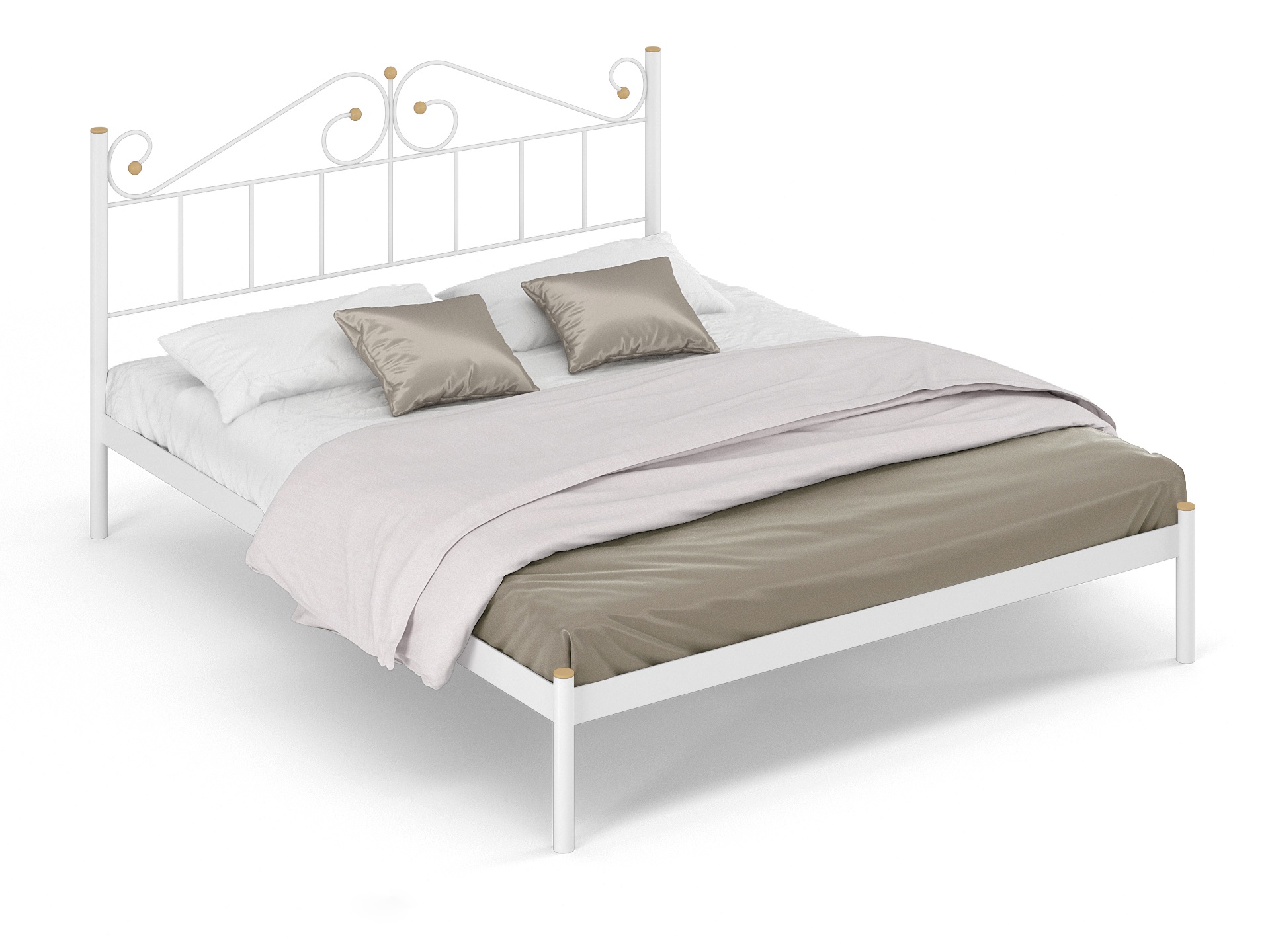 Двуспальная металлическая кровать "Мариана"