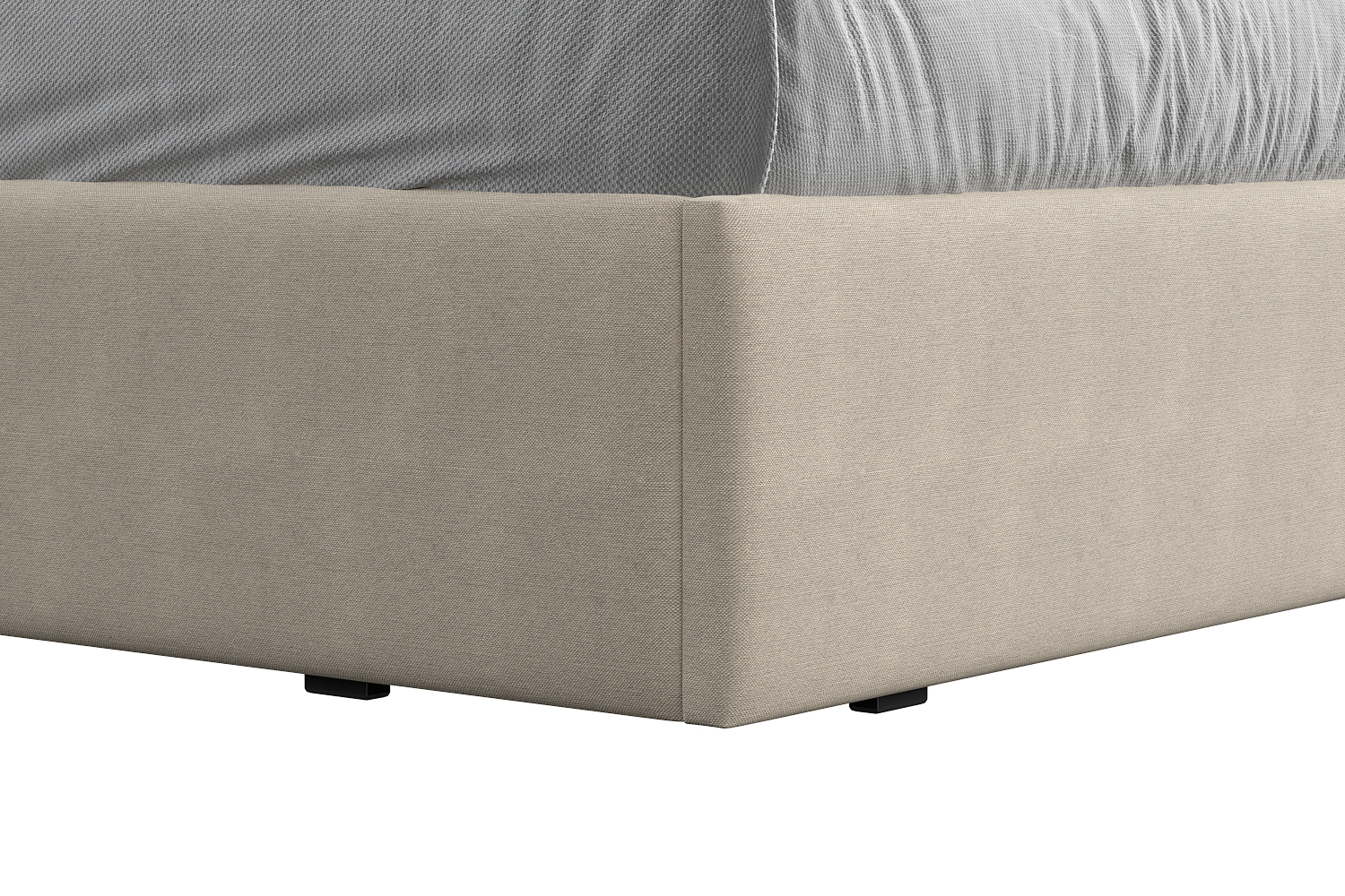 Односпальная кровать КР 3 Бежевая