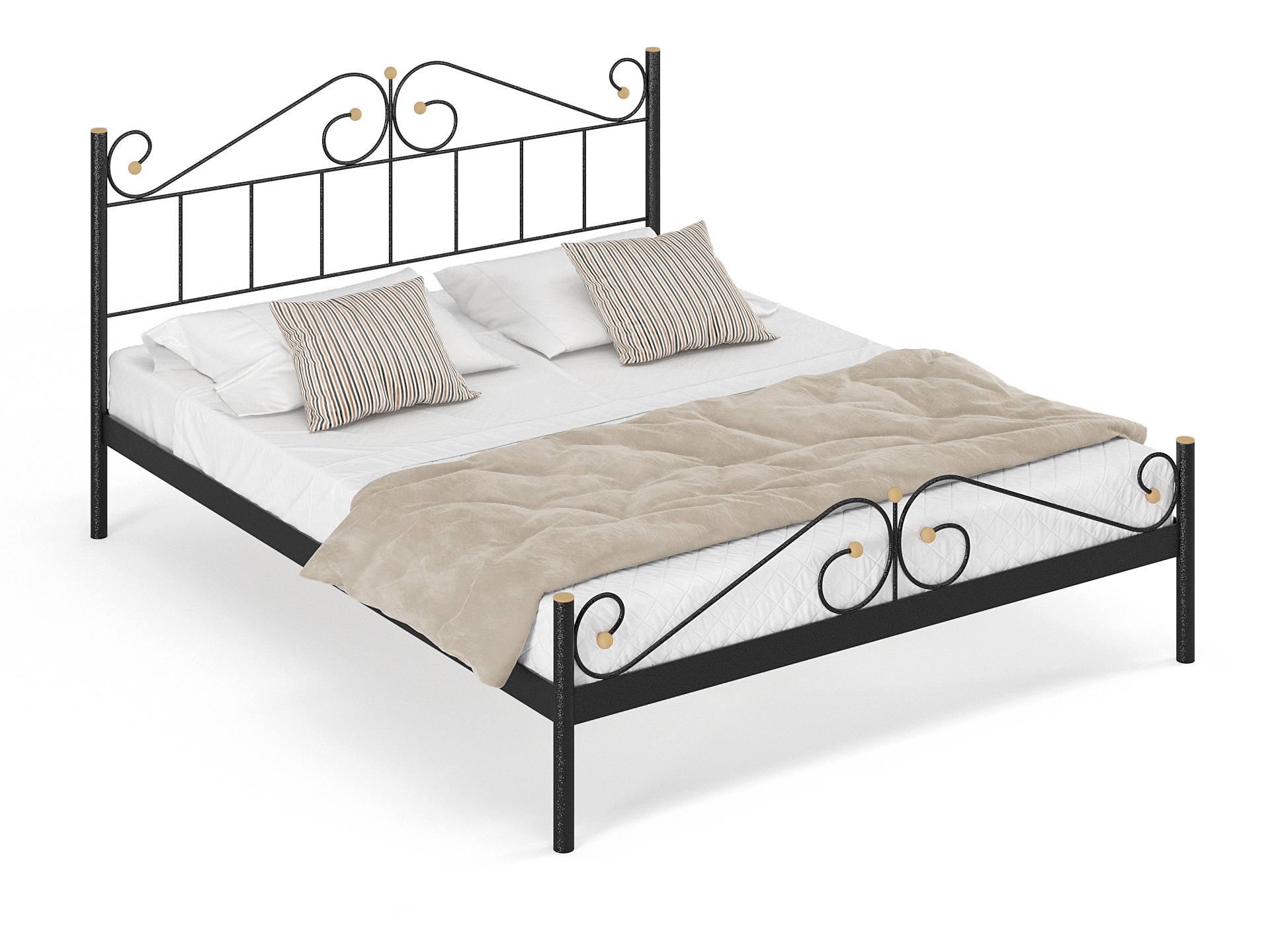 Двуспальная металлическая кровать "Мариана"