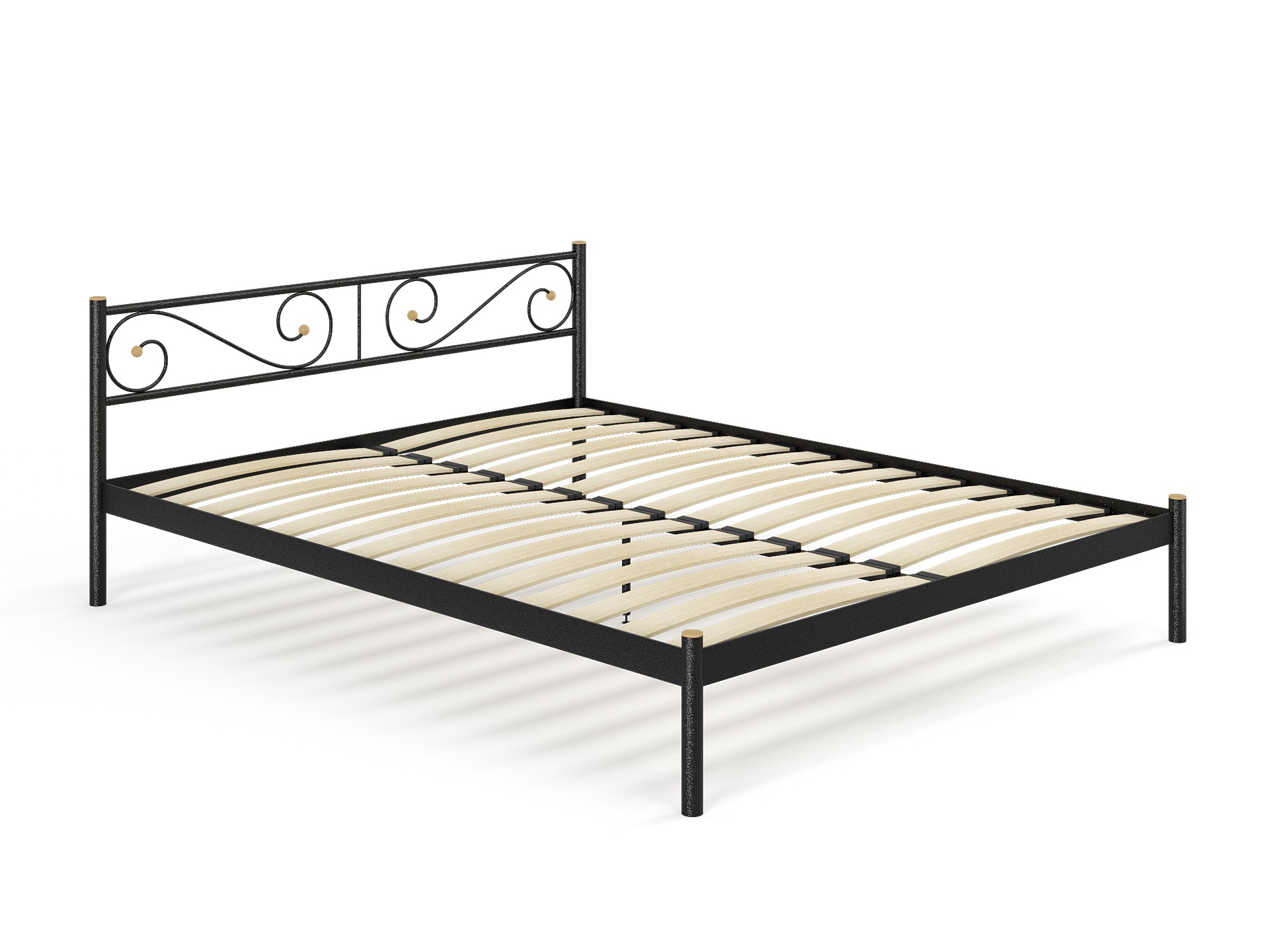 Двуспальная металлическая кровать "Далос" 160*200 Ортопедическое основание