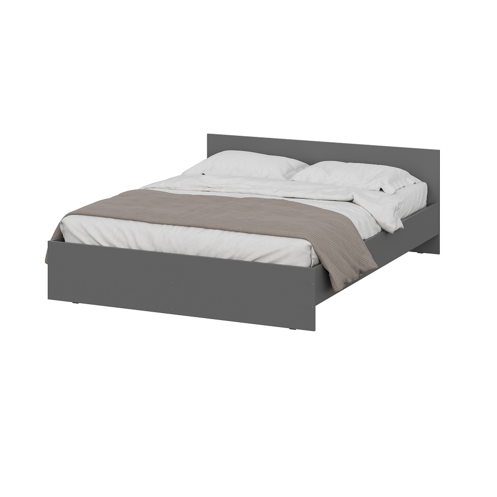 Двуспальная кровать с проложками Денвер графит