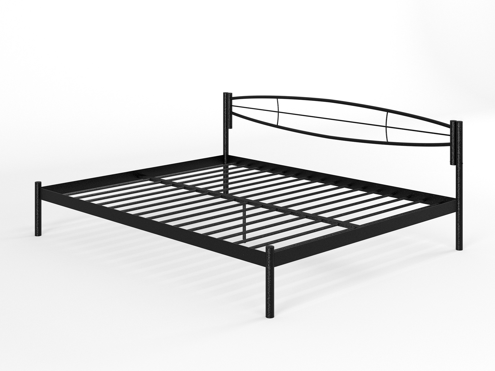 Двуспальная металлическая кровать "Аура"