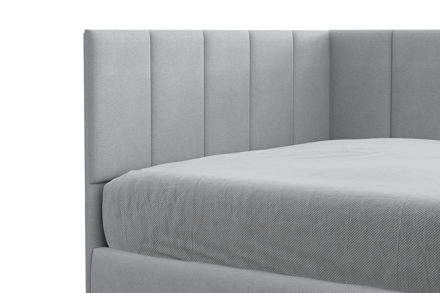 Односпальная кровать КР 3 Серая