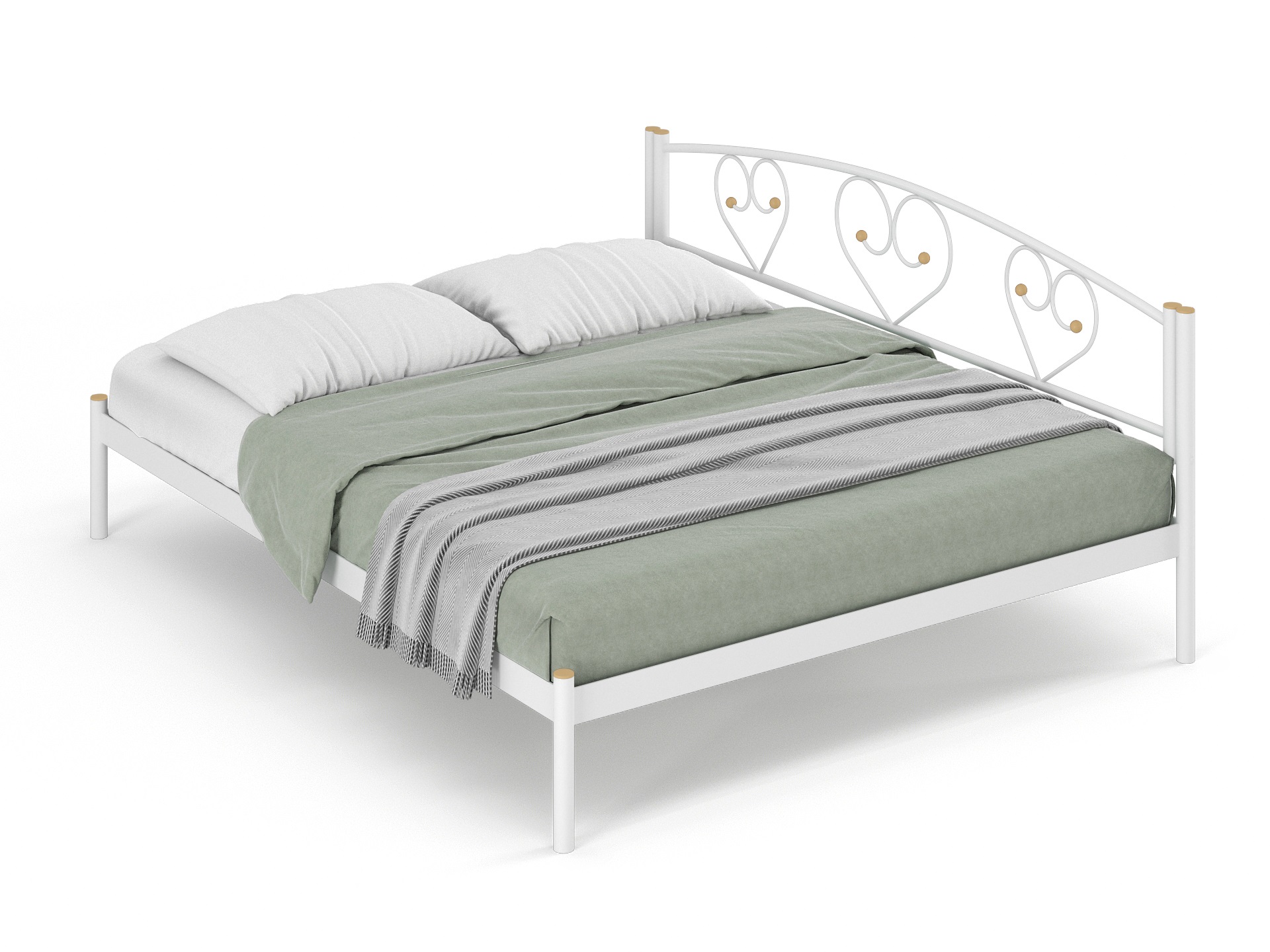 Двуспальная металлическая кровать "Дарина"