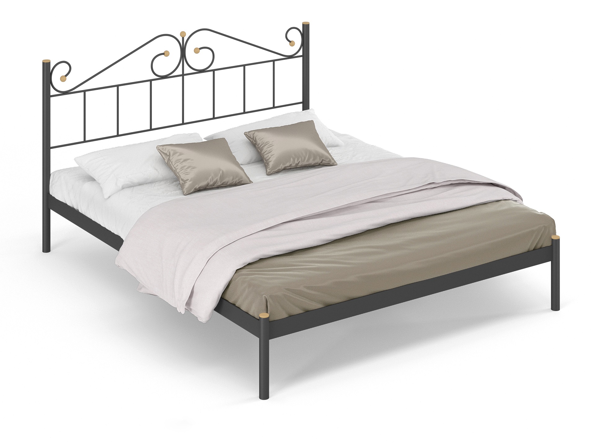 Двуспальная металлическая кровать "Мариана"