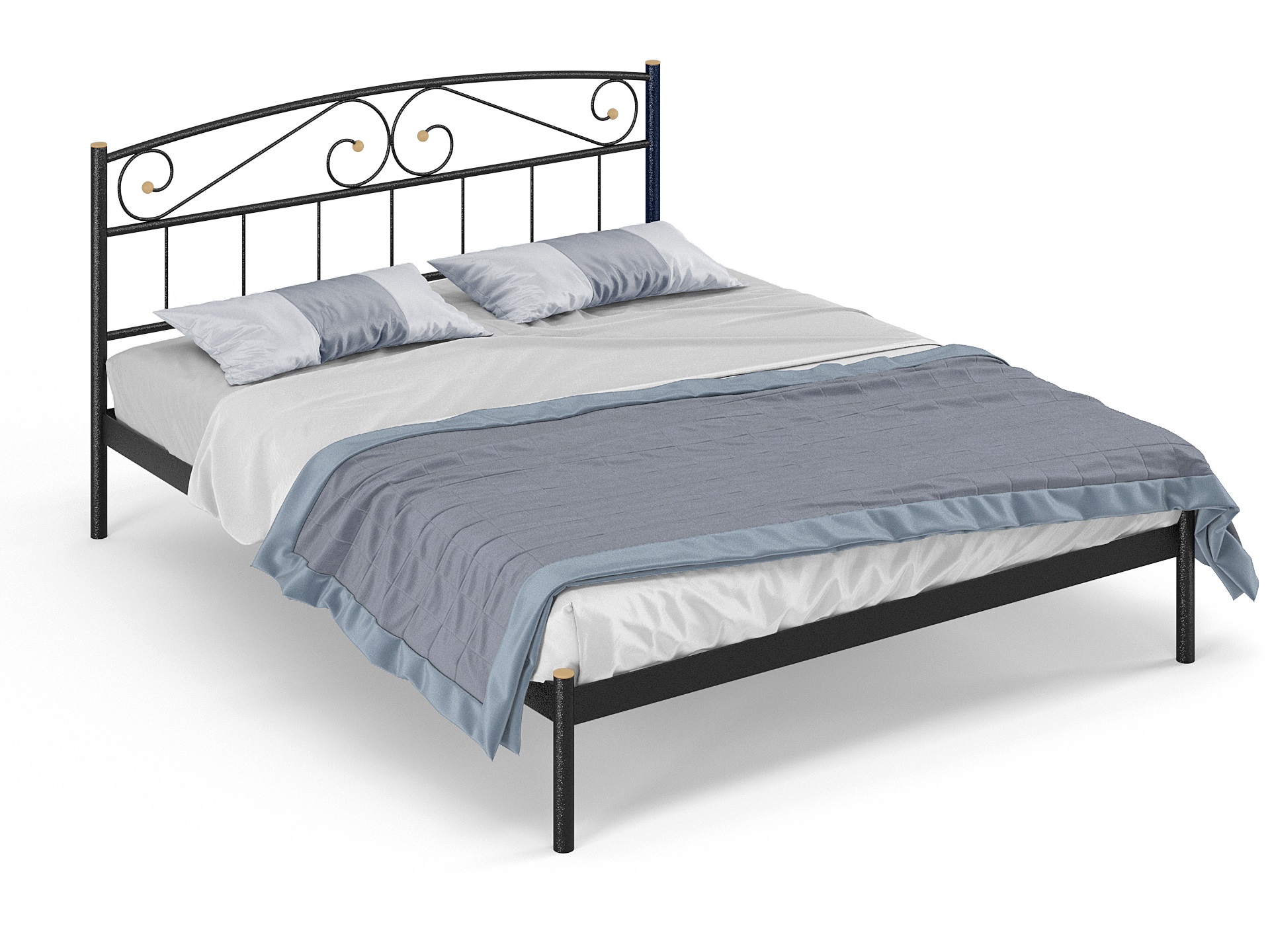 Двуспальная металлическая кровать "Никса"