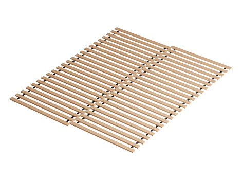 Двуспальная кровать с реечным настилом Монако КР-16