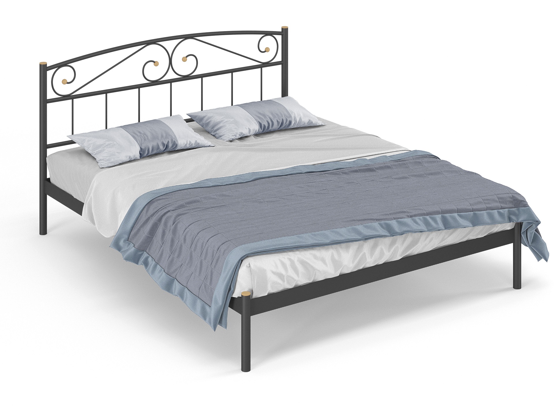 Двуспальная металлическая кровать "Никса"