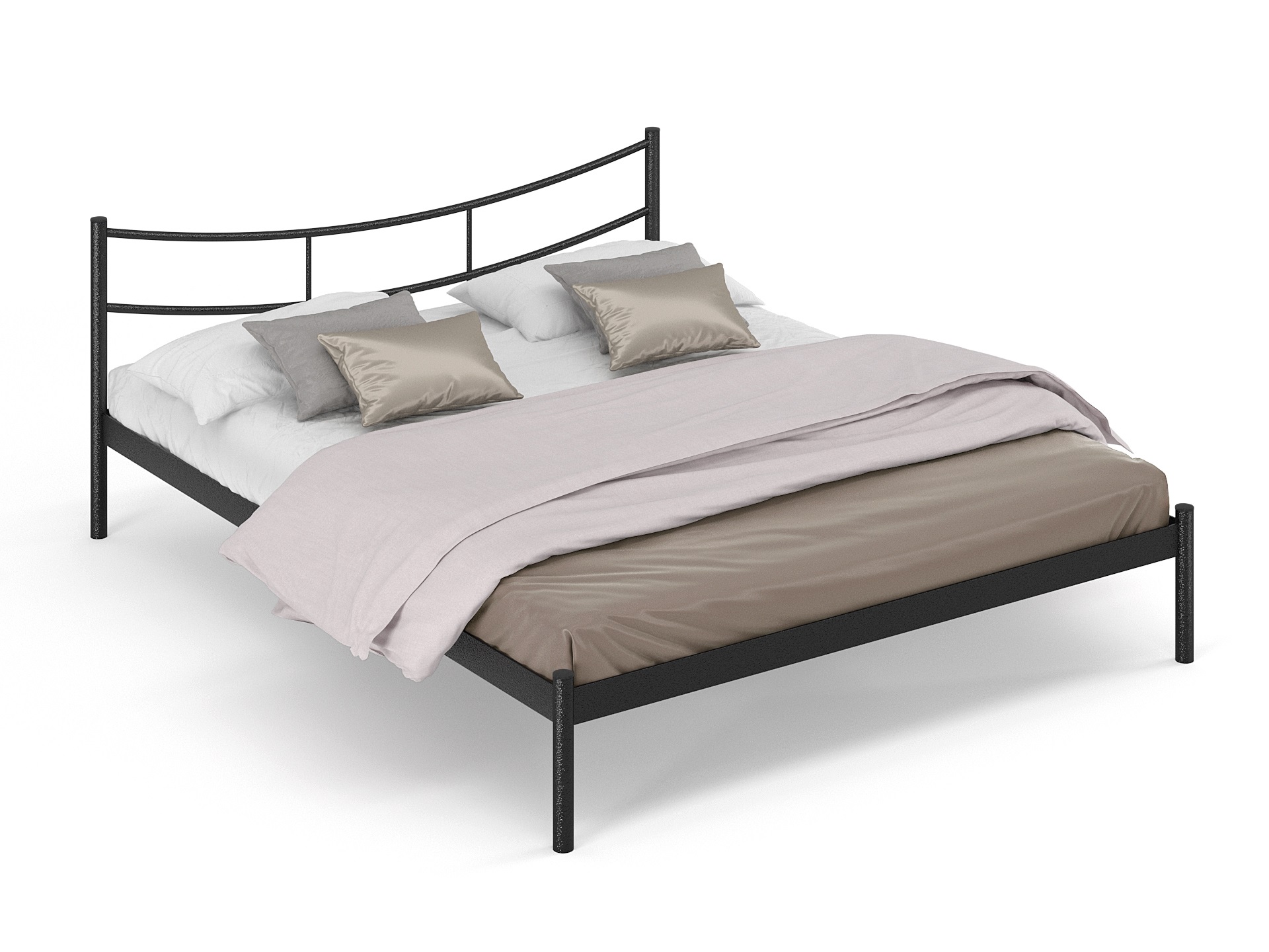 Двуспальная металлическая кровать "Брио"