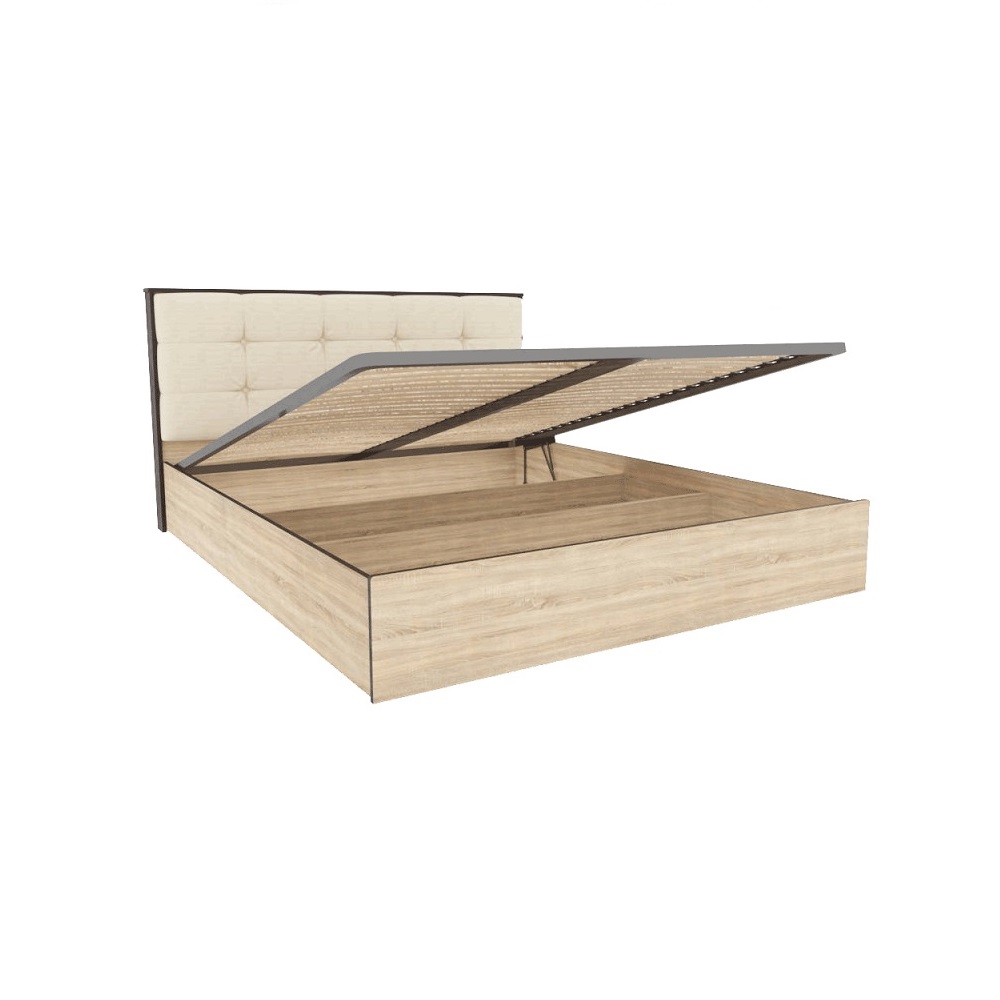 Двуспальная кровать Лирика ЛК-2 карамель