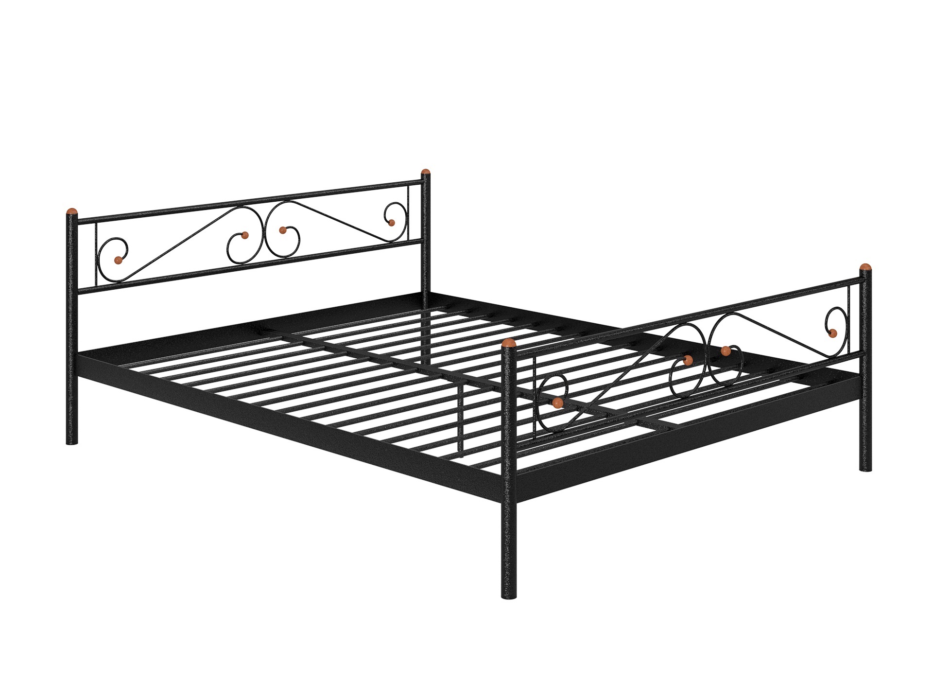 Двуспальная металлическая кровать "Шарм"