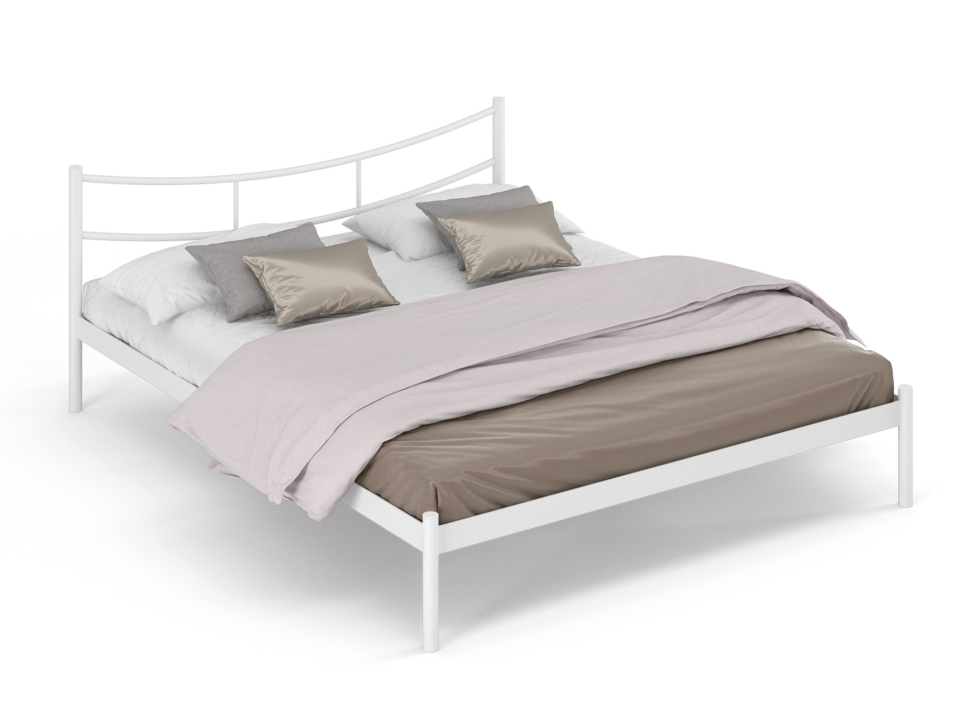 Двуспальная металлическая кровать "Брио"