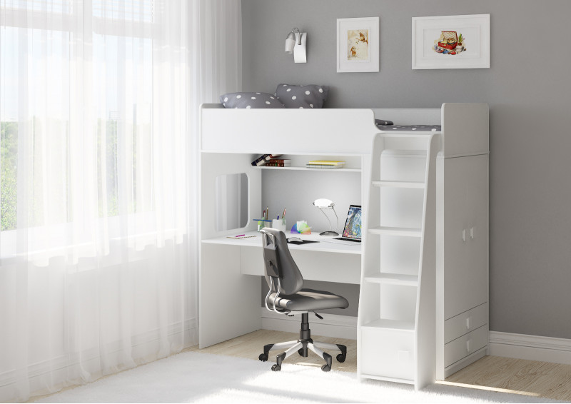 Детская двухъярусная кровать "Легенда F607.1" 