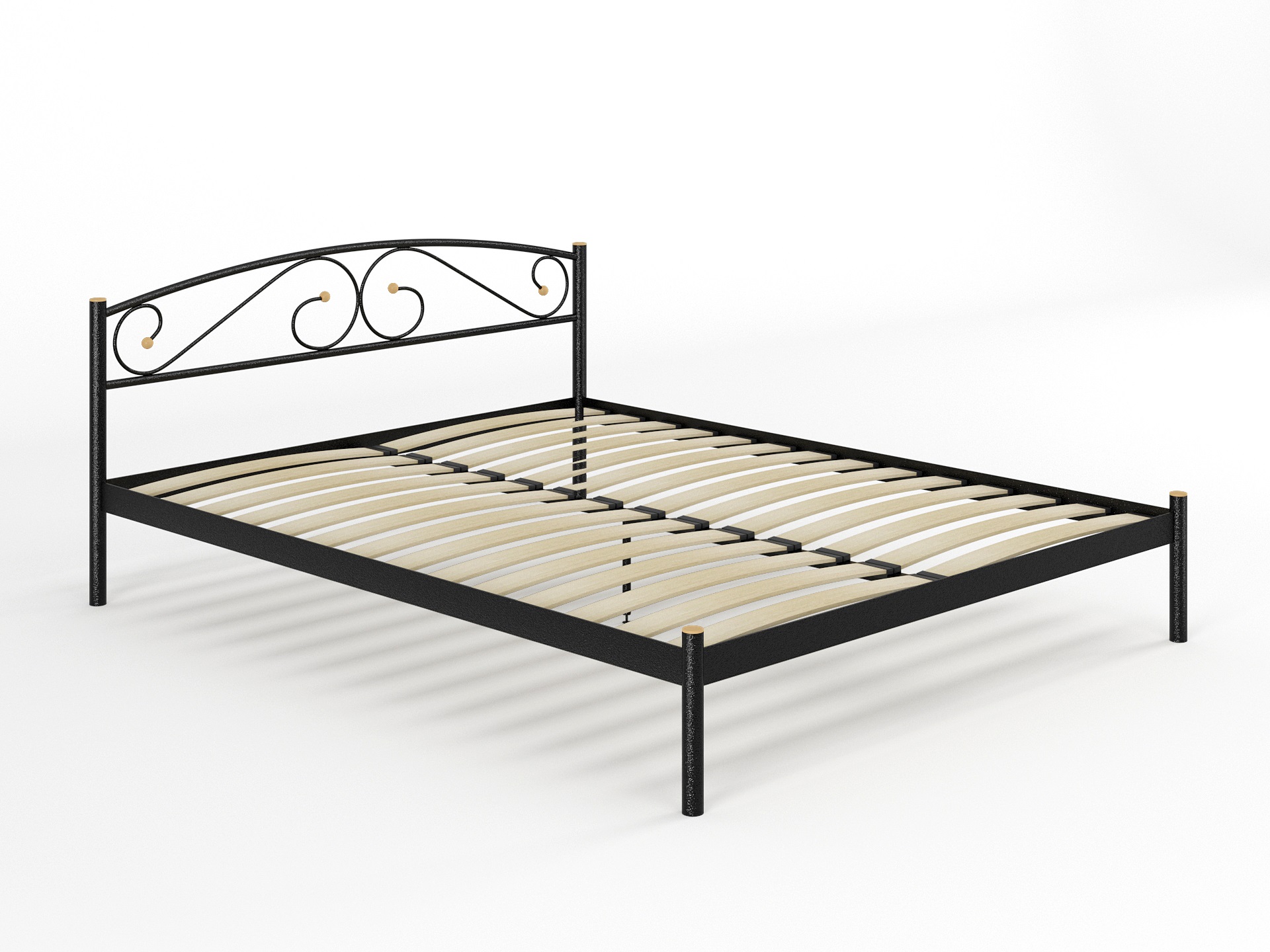 Двуспальная металлическая кровать "Оптима" 160*200 Ортопедическое основание