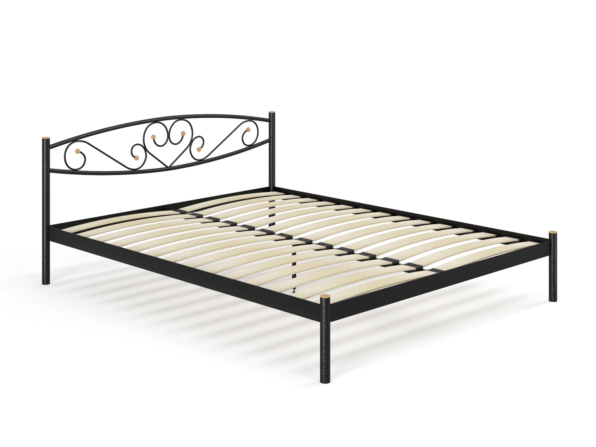 Двуспальная металлическая кровать "Мемори" 160*200 Ортопедическое основание