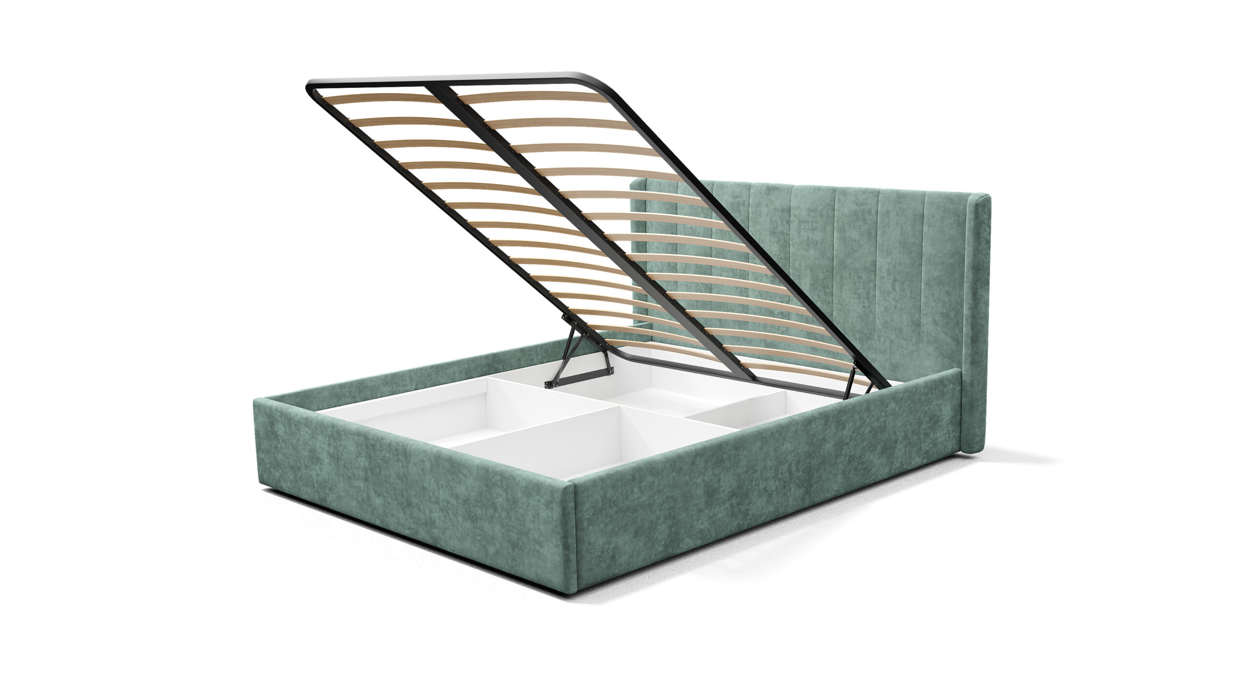 Двуспальная кровать Версаль КР-13 эвкалипт с подъемным механизмом