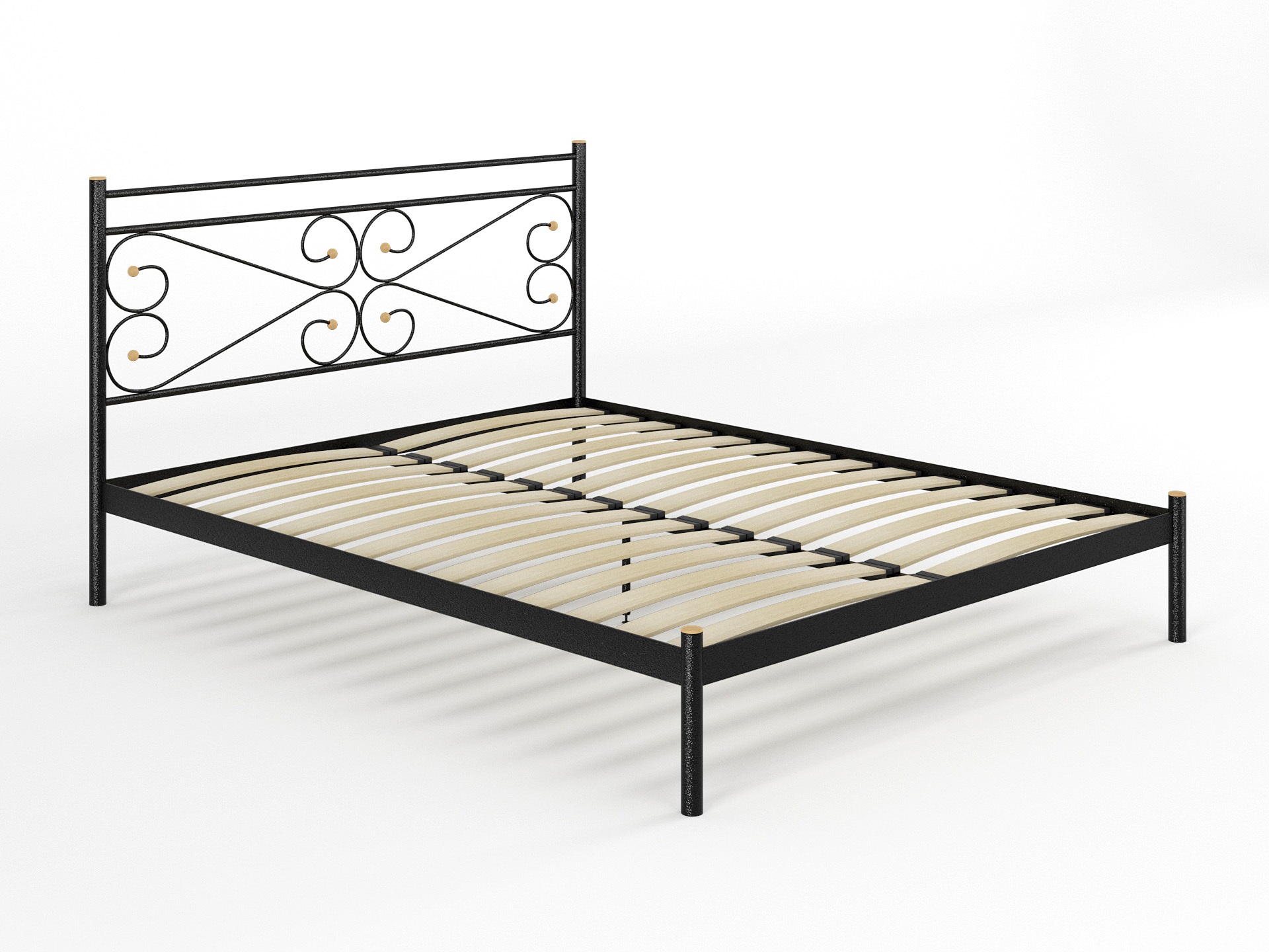 Двуспальная металлическая кровать "Марко" 160*200 Ортопедическое основание