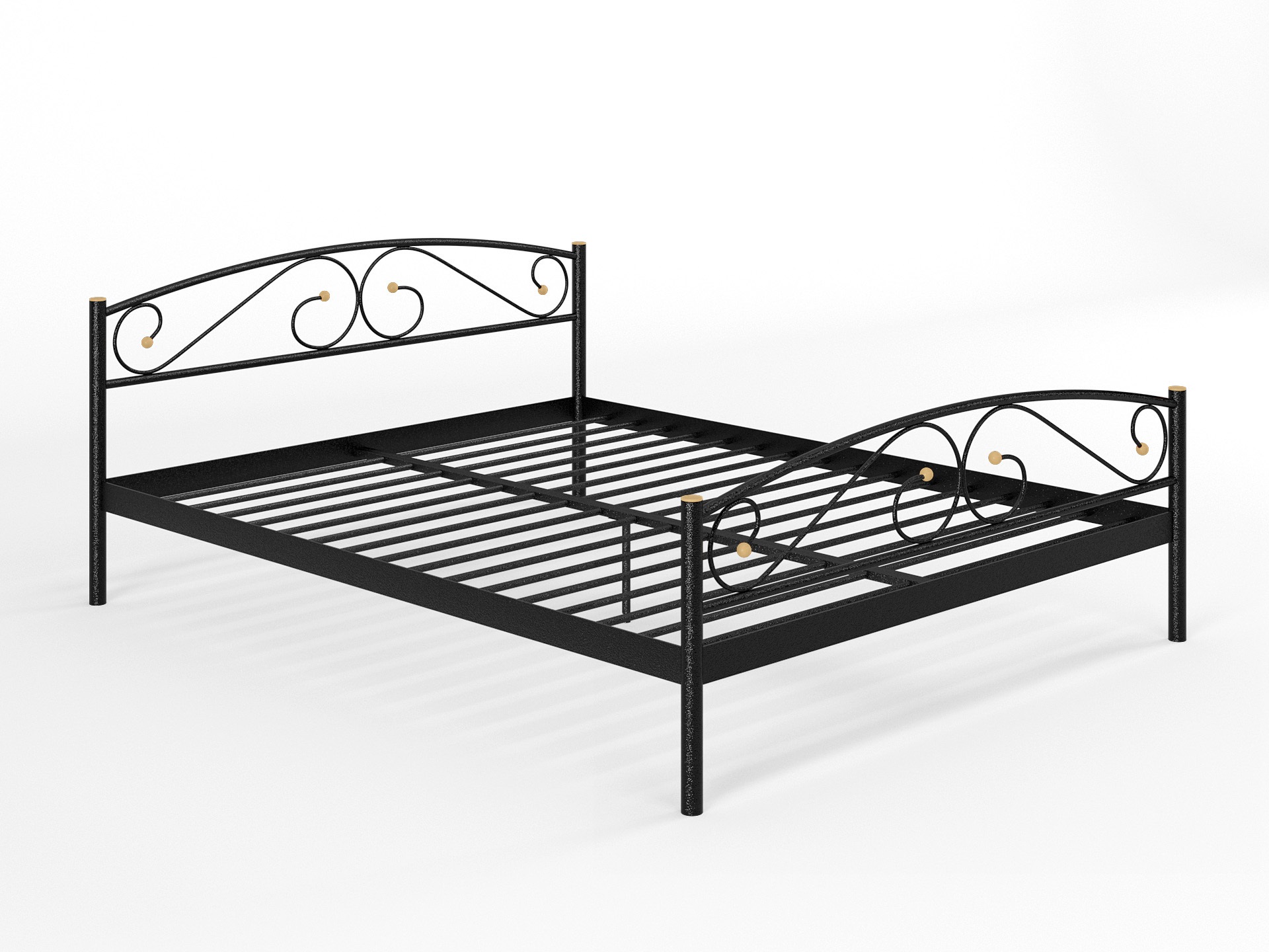 Двуспальная металлическая кровать "Оптима"