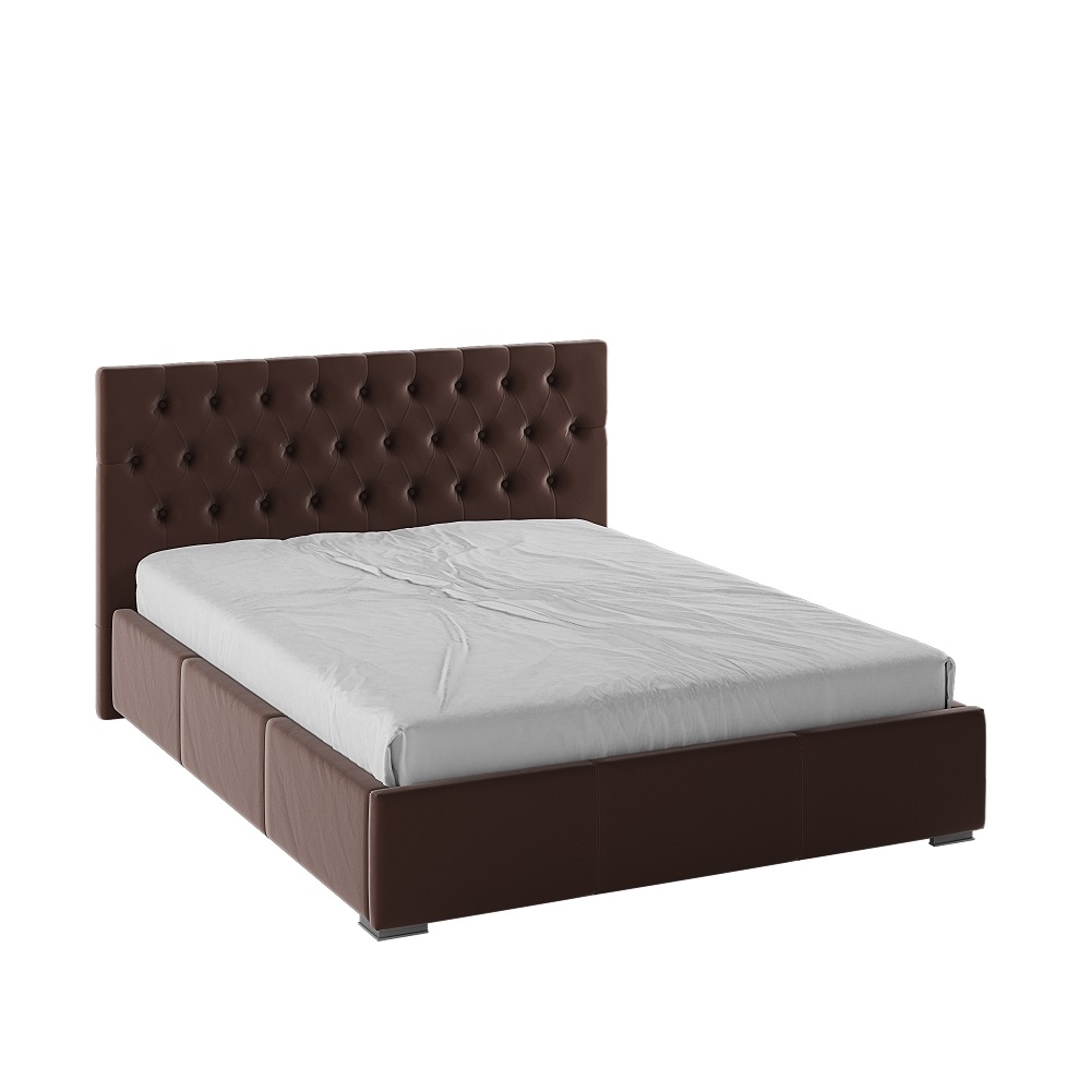 Двуспальная кровать Октавия с подъемным механизмом 160х200 160x200 С подъемным механизмом Коричневый(Domani)