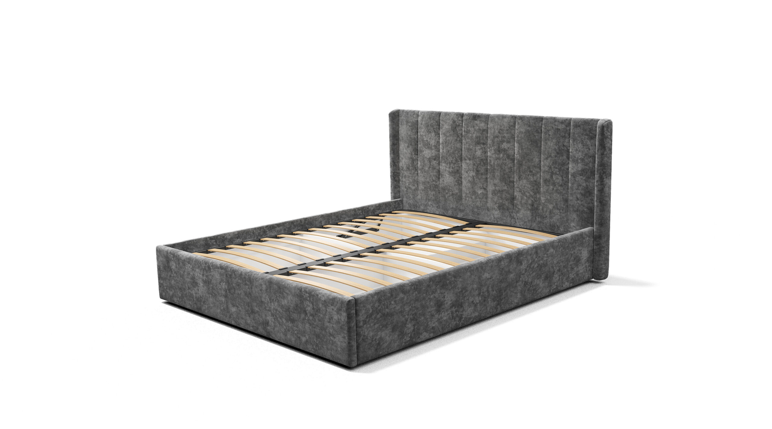 Двуспальная кровать Версаль КР-13 грифельный с подъемным механизмом