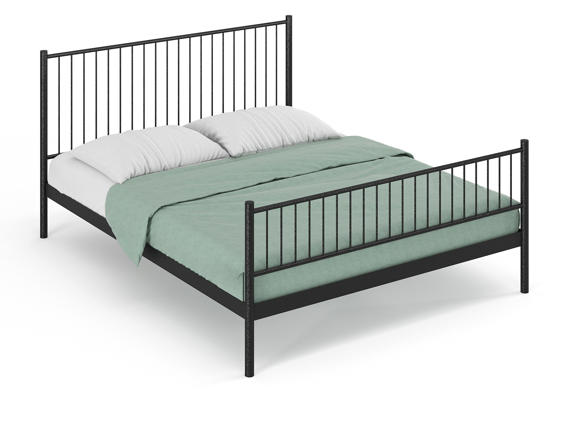 Двуспальная металлическая кровать "Колумбиа"