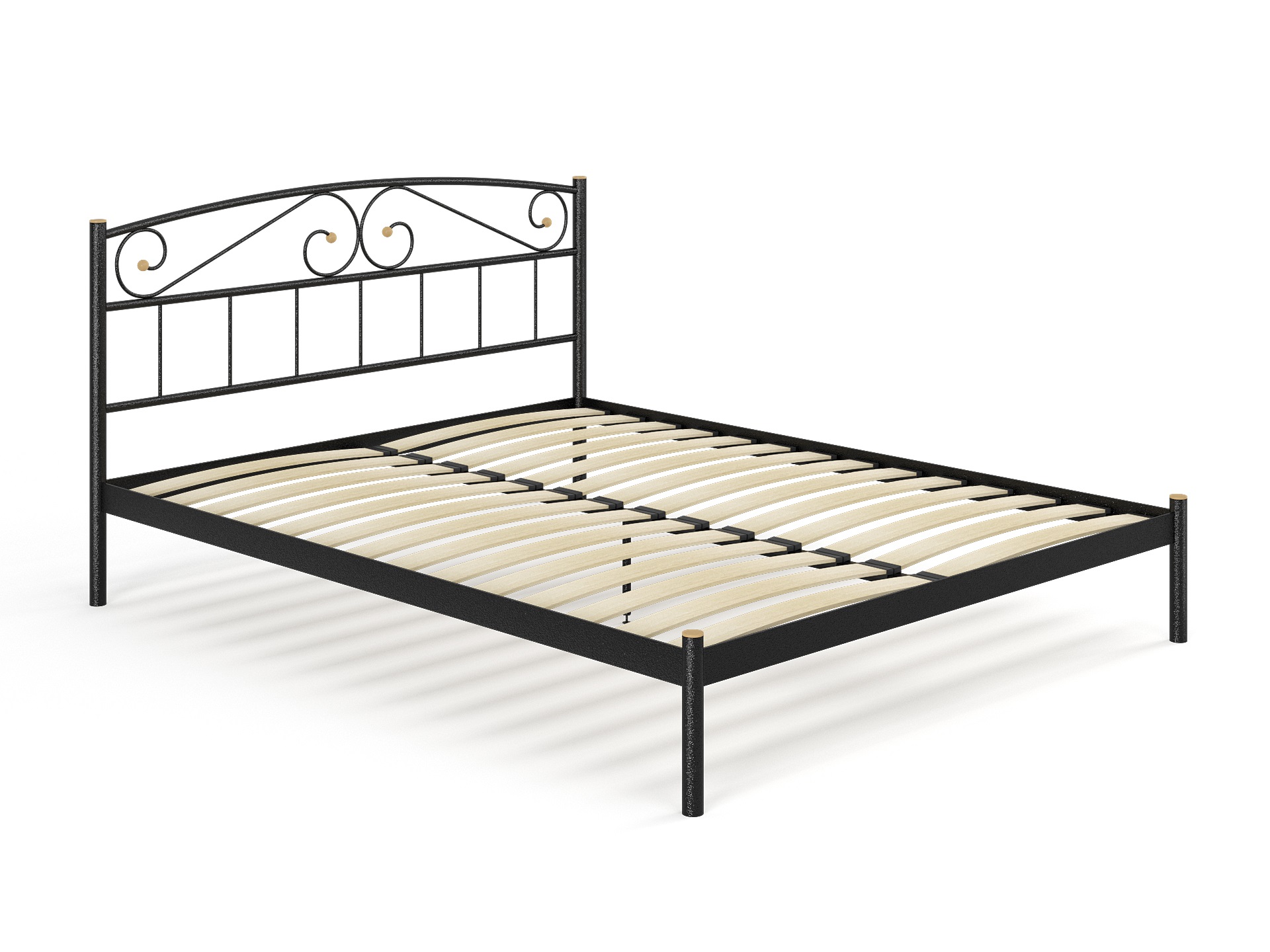 Двуспальная металлическая кровать "Никса" 160*200 Ортопедическое основание