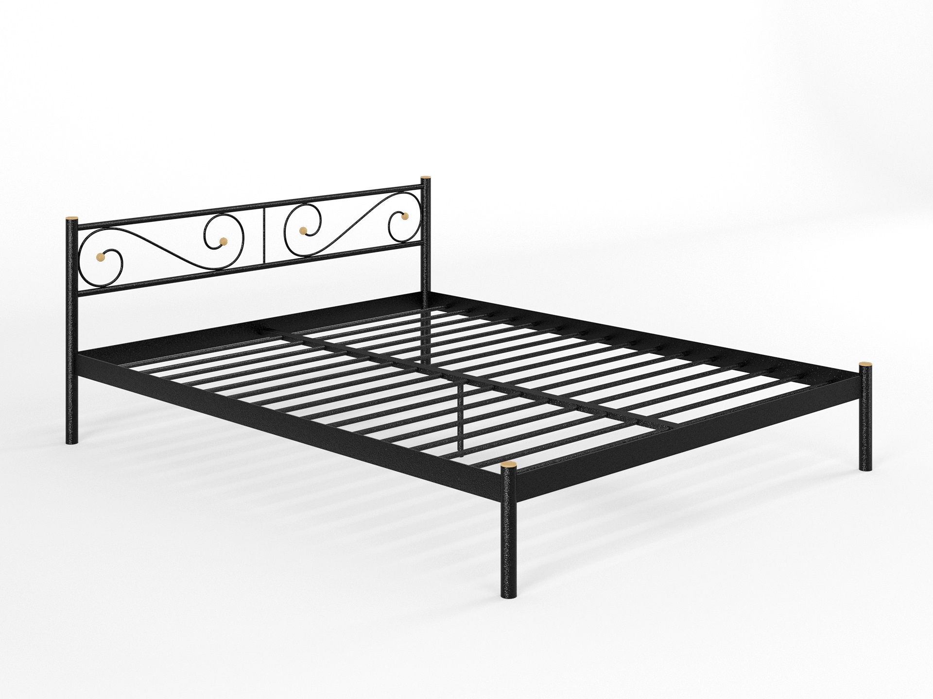 Двуспальная металлическая кровать "Далос"