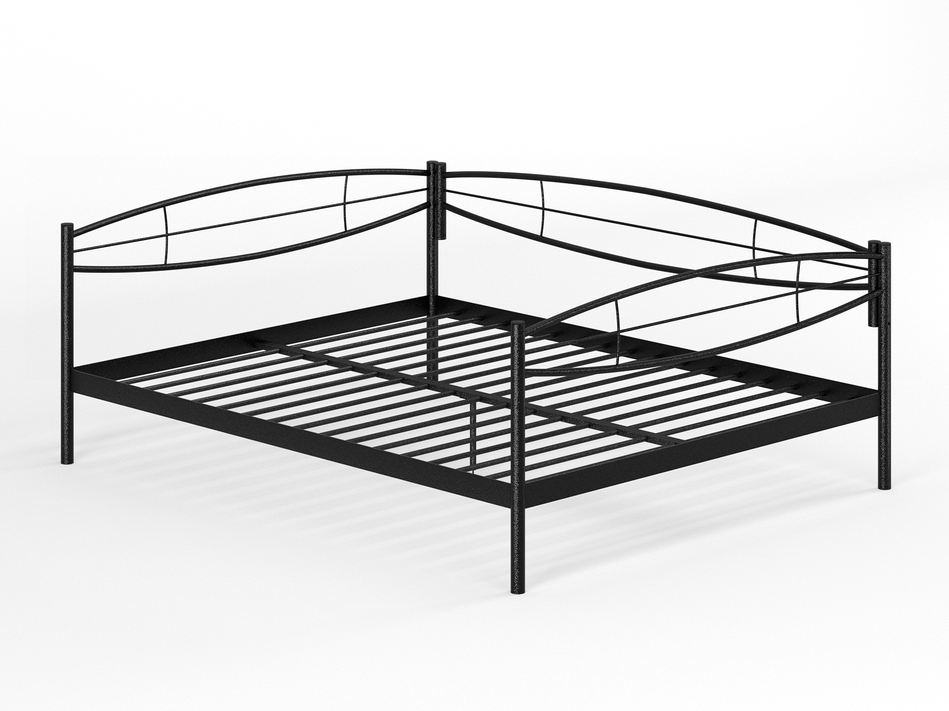 Двуспальная металлическая кровать "Аура"