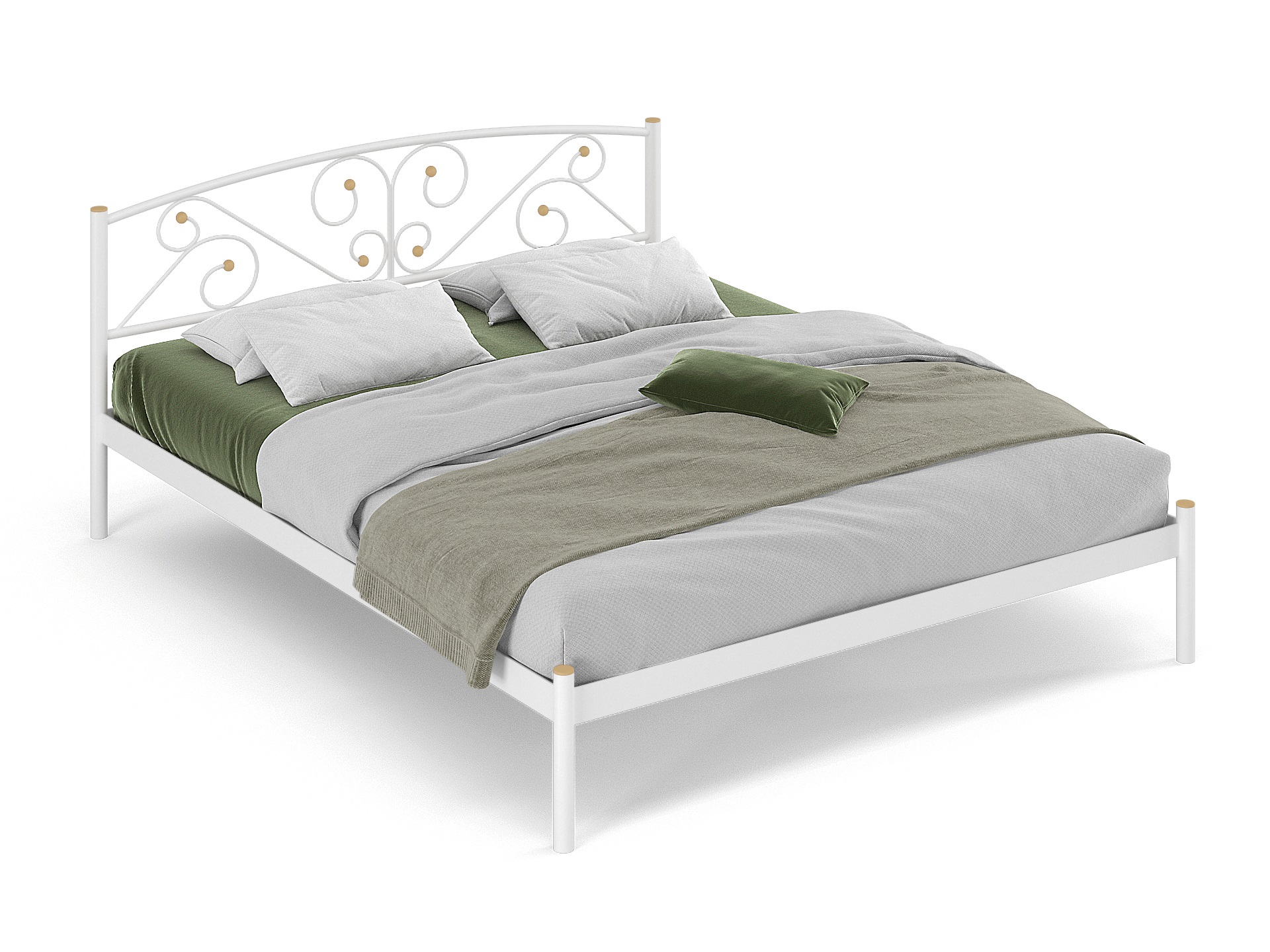 Двуспальная металлическая кровать "Эвелин"