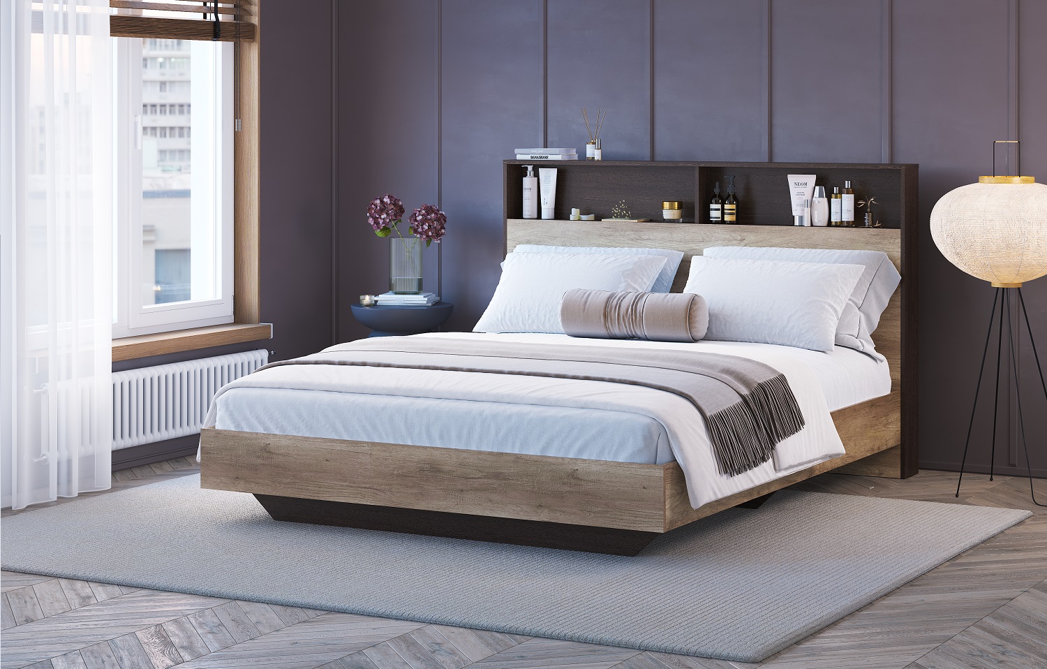 Двуспальная кровать Энигма КР-16