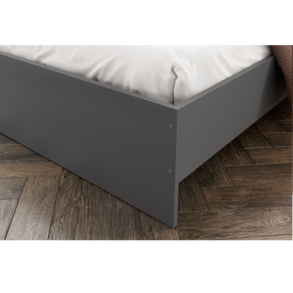 Двуспальная кровать с проложками Денвер графит