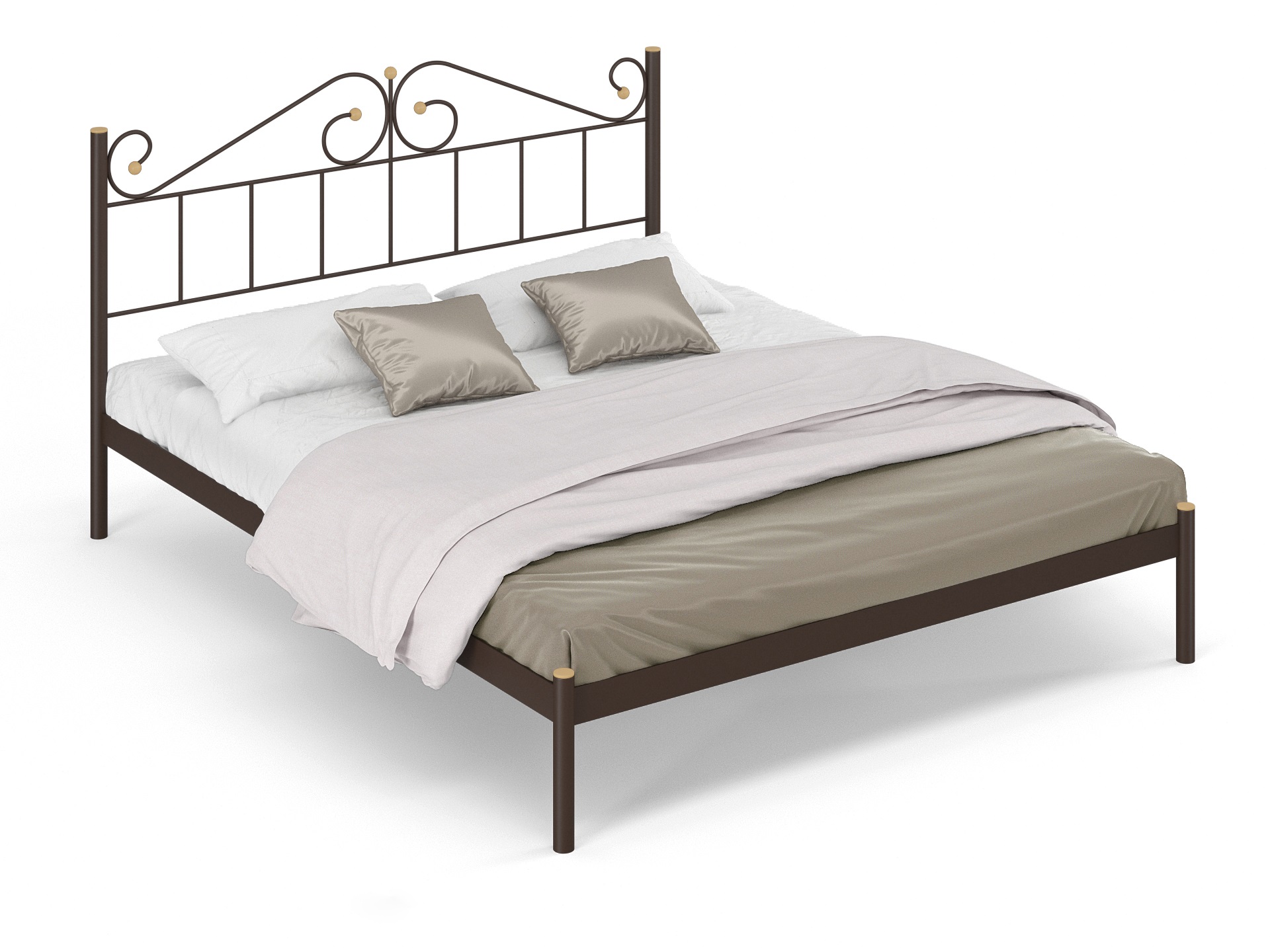 Двуспальная металлическая кровать "Мариана"