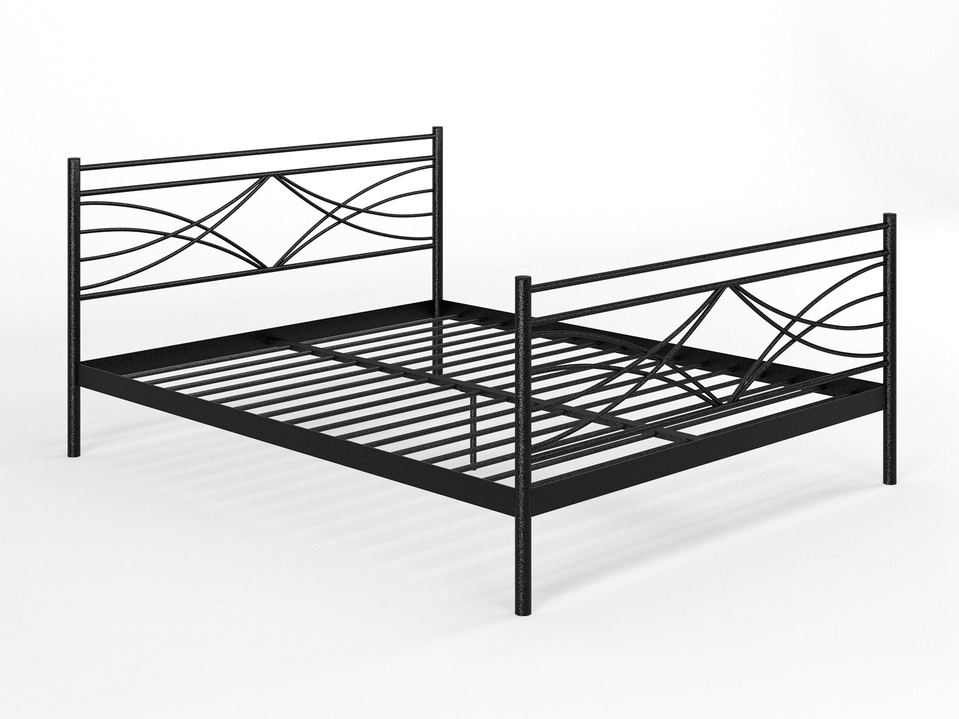 Двуспальная металлическая кровать "Мираж"