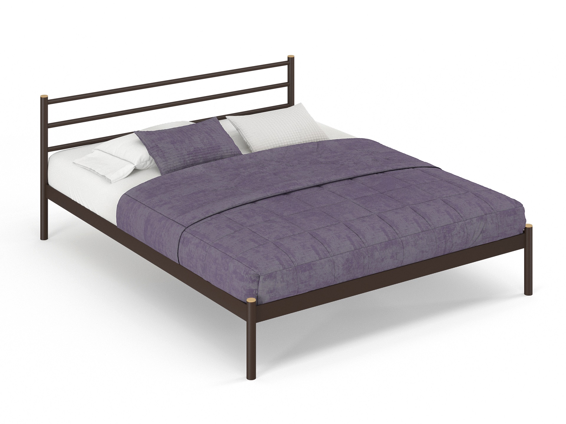 Двуспальная металлическая кровать "Экспо"