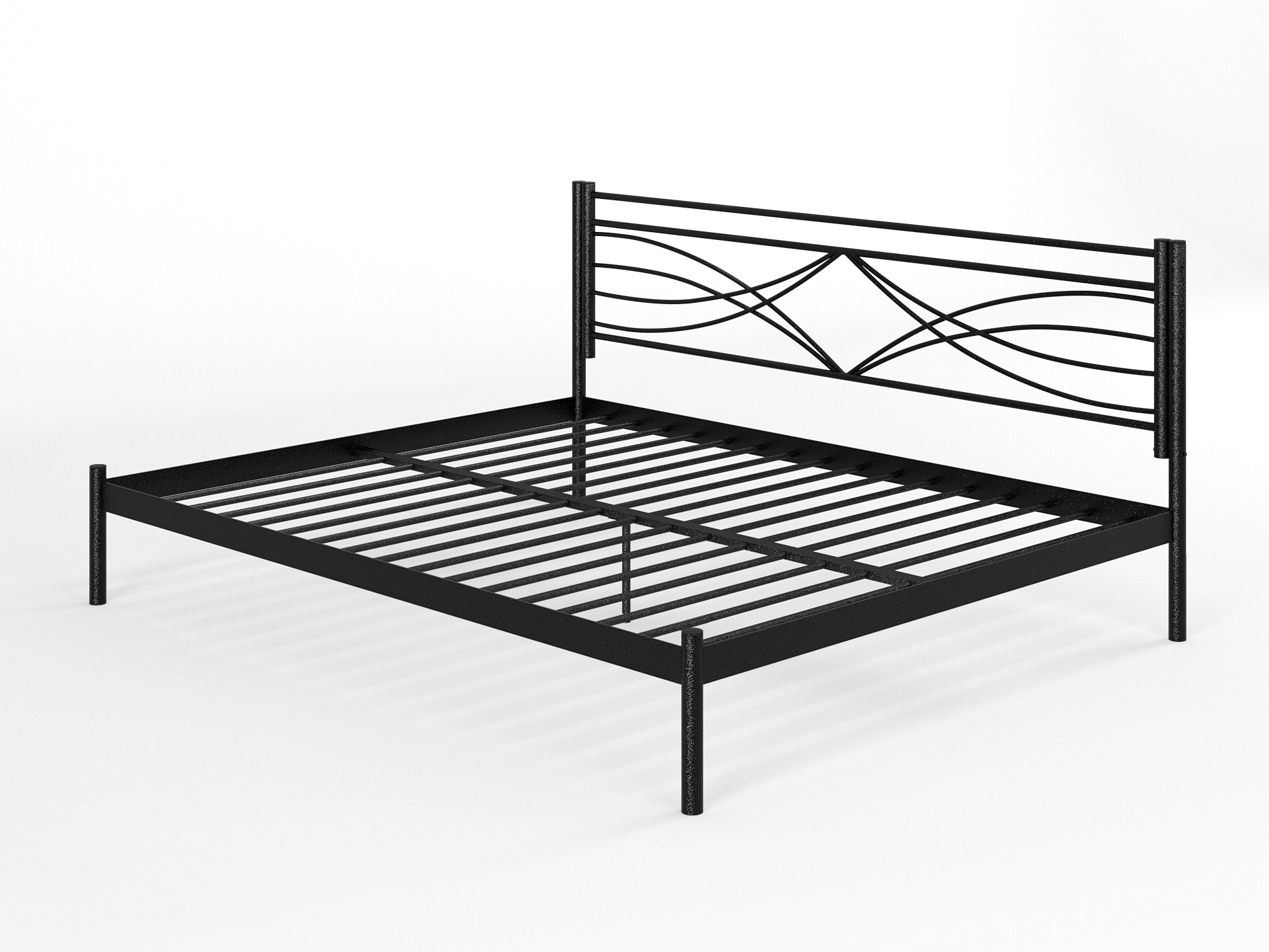 Двуспальная металлическая кровать "Мираж"